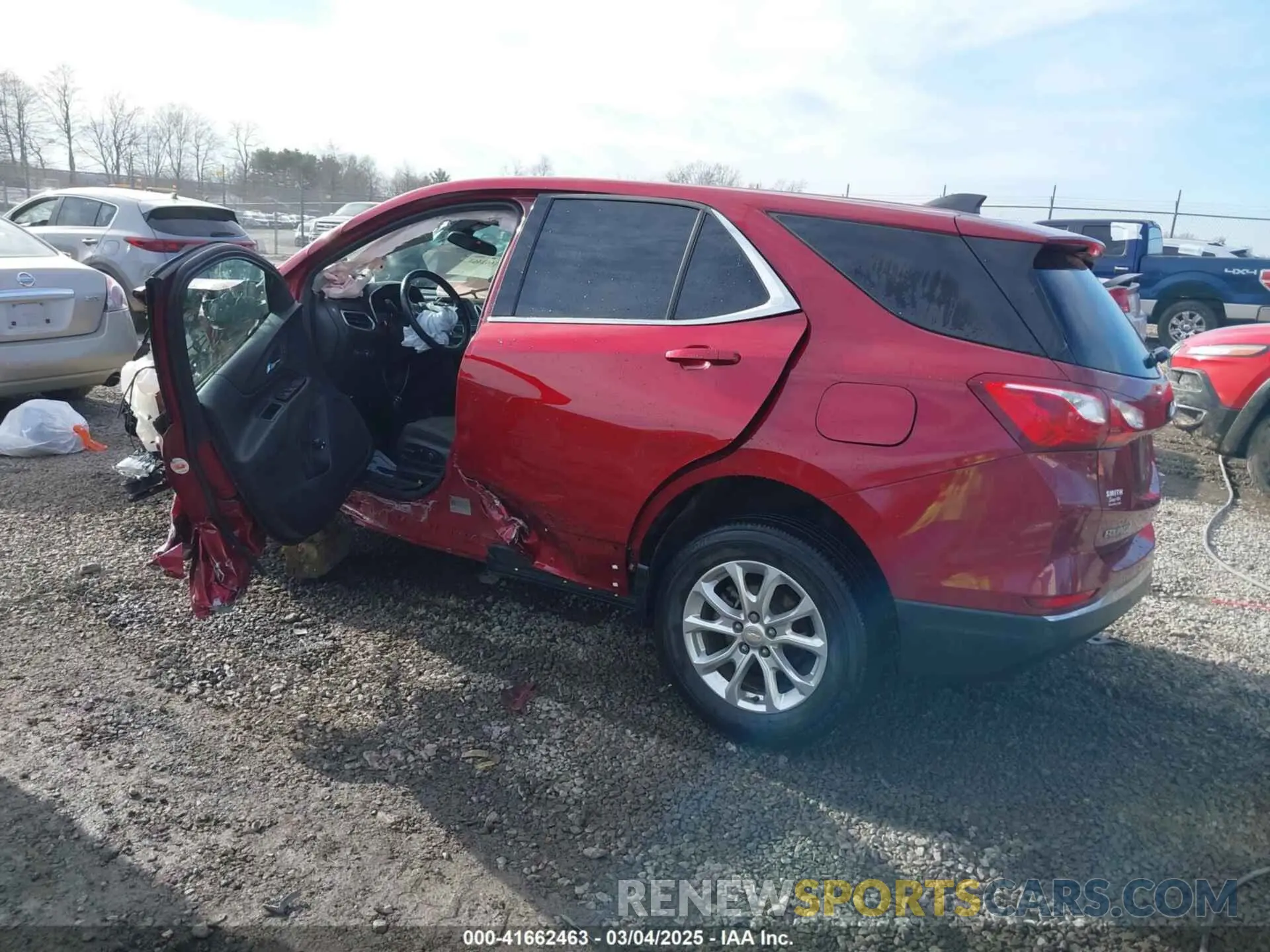 3 Photograph of a damaged car 2GNAXTEV7L6223922 CHEVROLET EQUINOX 2020