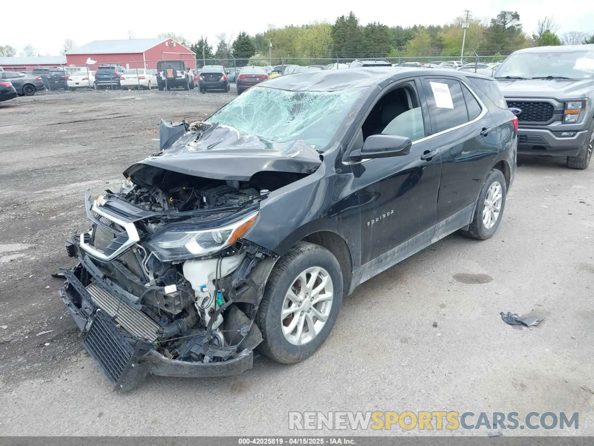 2 Фотография поврежденного автомобиля 2GNAXTEV8L6113123 CHEVROLET EQUINOX 2020