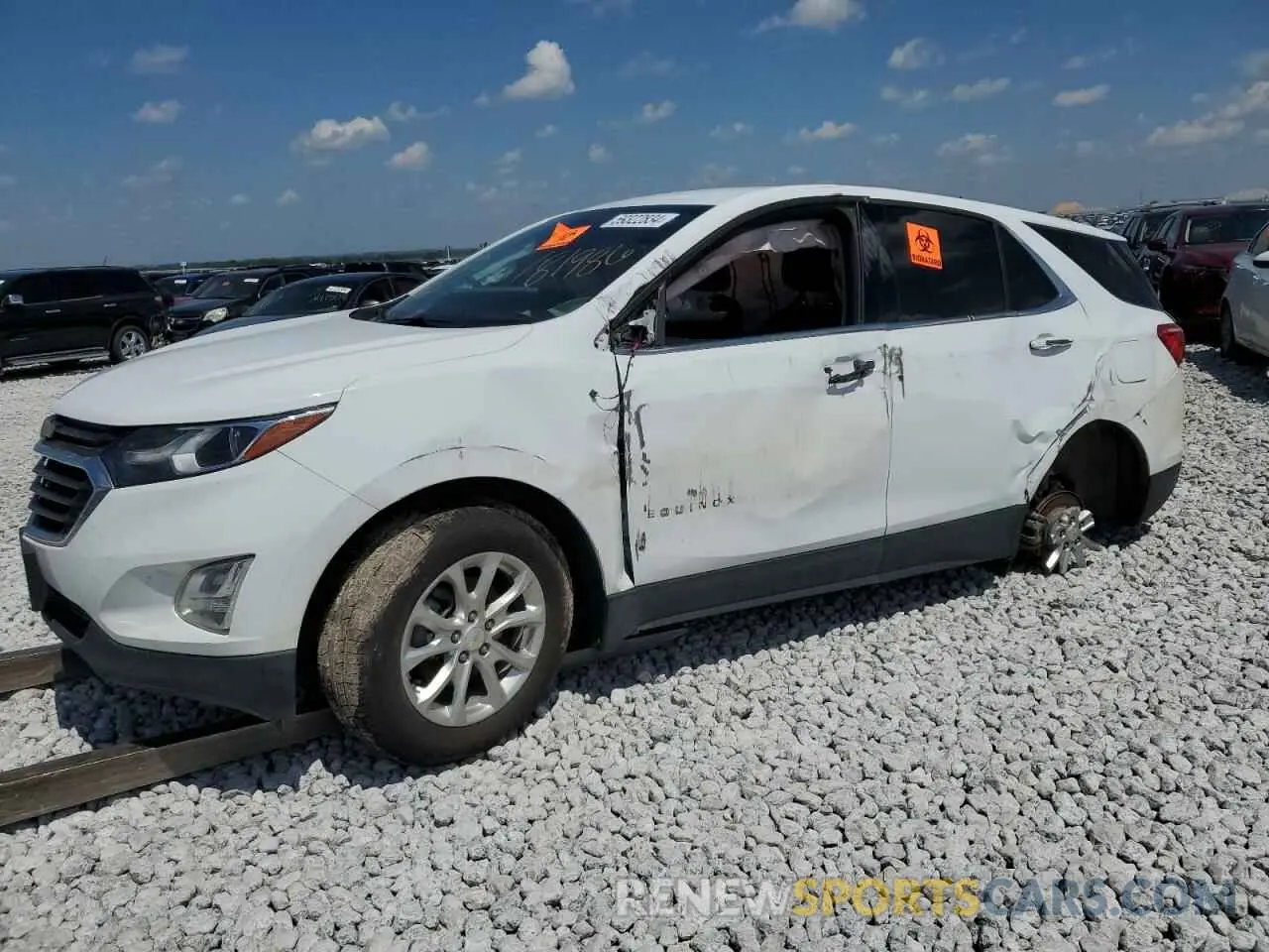 1 Photograph of a damaged car 2GNAXTEV8L6181986 CHEVROLET EQUINOX 2020