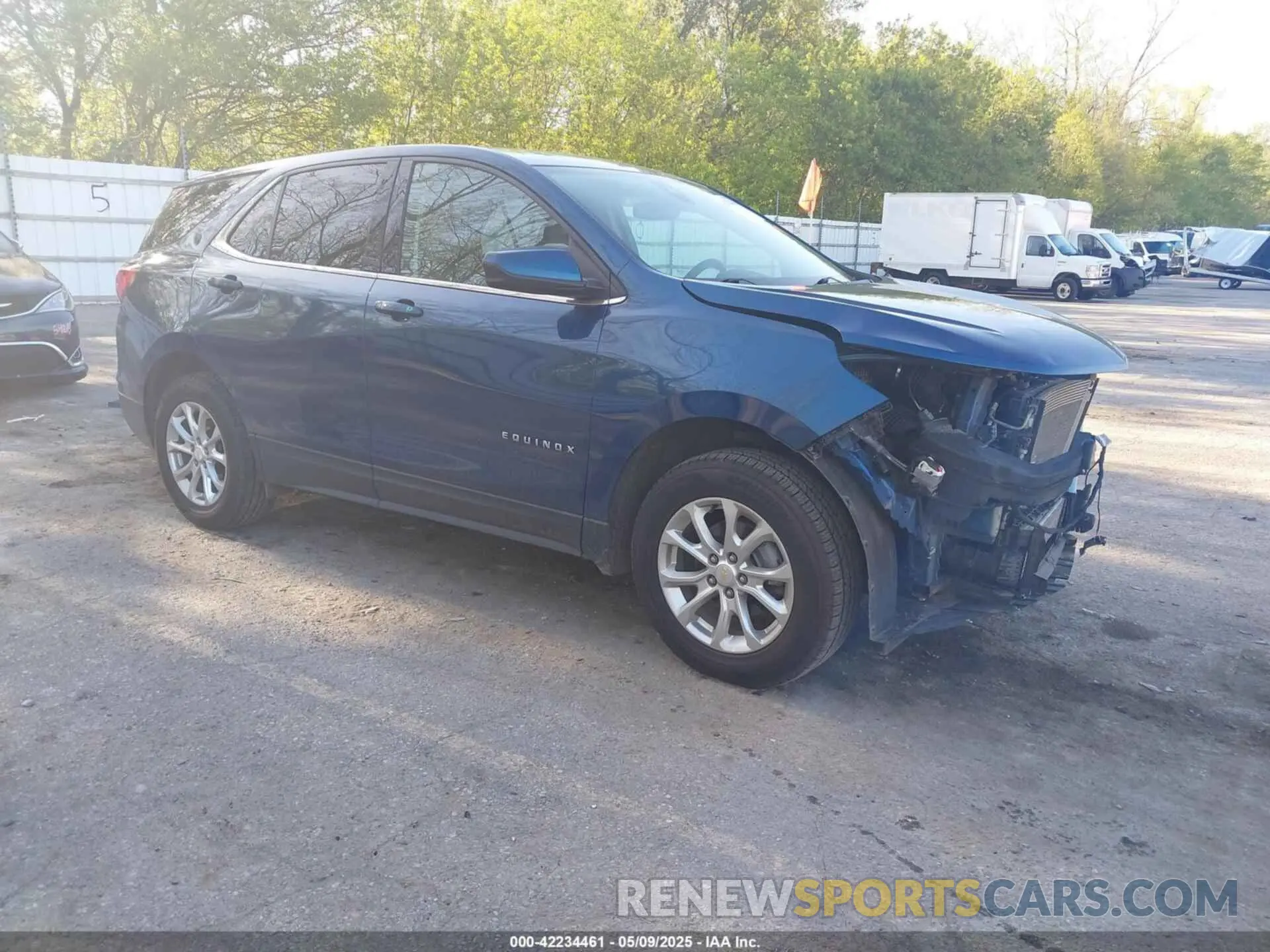 1 Photograph of a damaged car 2GNAXTEVXL6231979 CHEVROLET EQUINOX 2020