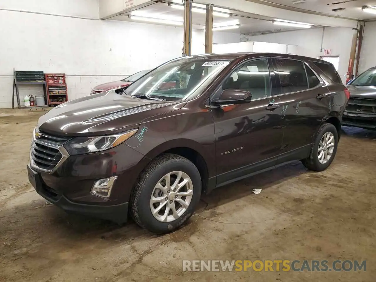 1 Photograph of a damaged car 2GNAXUEV0L6152651 CHEVROLET EQUINOX 2020