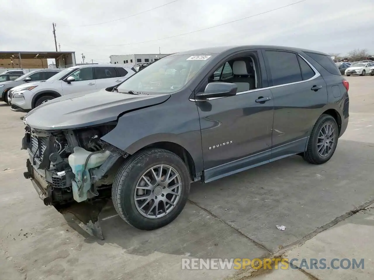 1 Photograph of a damaged car 2GNAXUEV0L6225209 CHEVROLET EQUINOX 2020