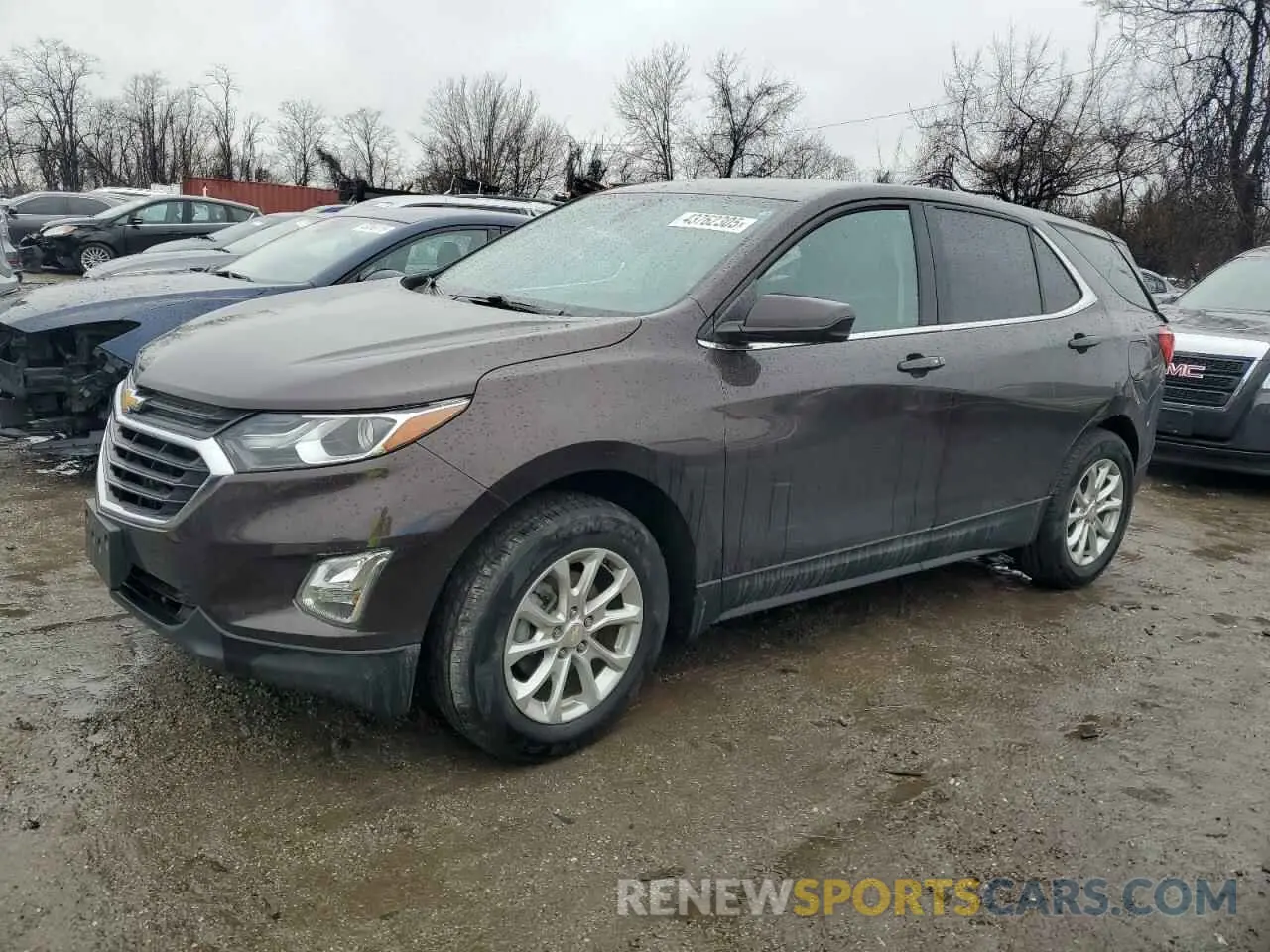 1 Photograph of a damaged car 2GNAXUEV1L6260096 CHEVROLET EQUINOX 2020