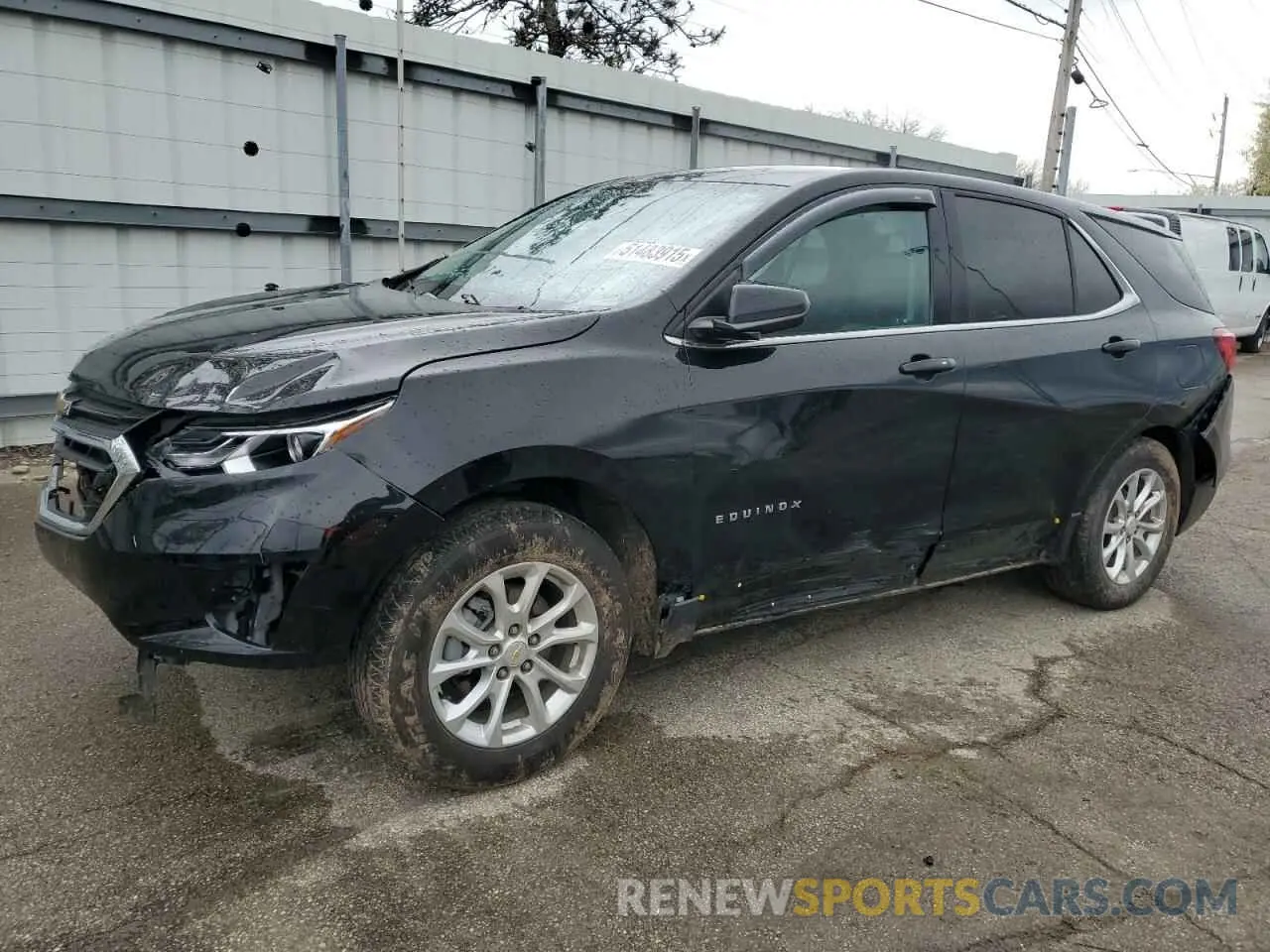 1 Photograph of a damaged car 2GNAXUEV8L6154728 CHEVROLET EQUINOX 2020