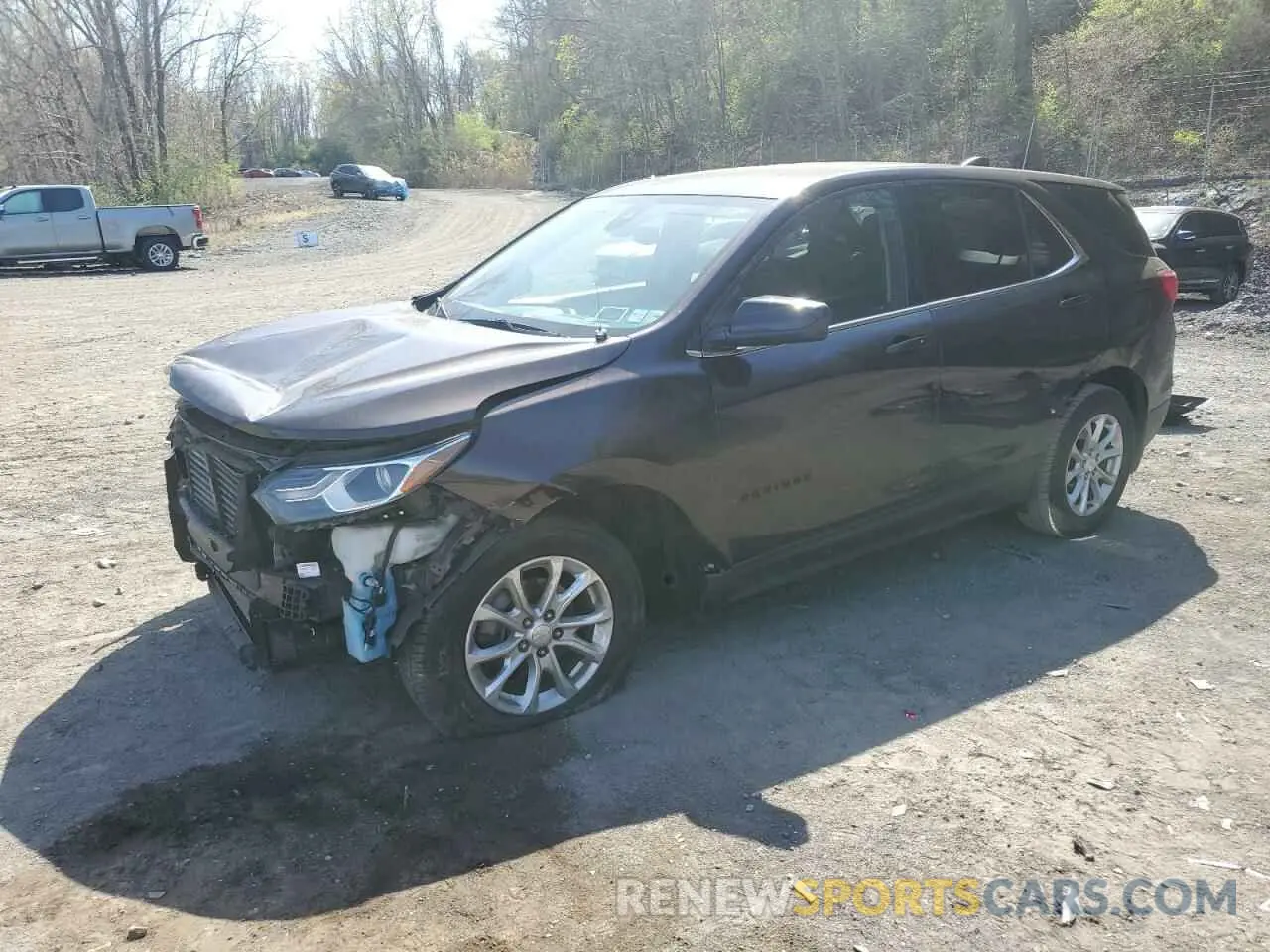 1 Photograph of a damaged car 2GNAXUEVXL6154925 CHEVROLET EQUINOX 2020