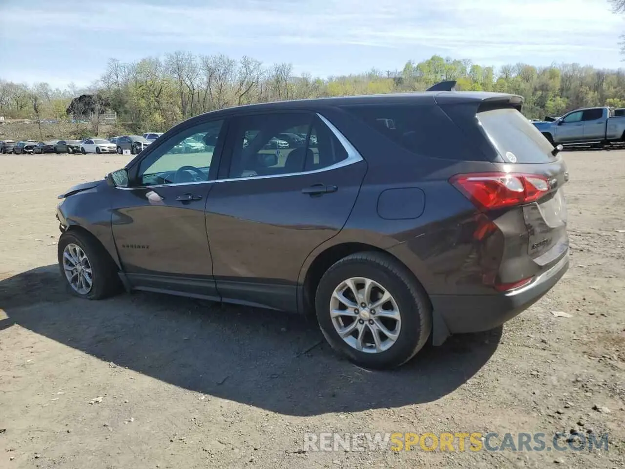 2 Photograph of a damaged car 2GNAXUEVXL6154925 CHEVROLET EQUINOX 2020