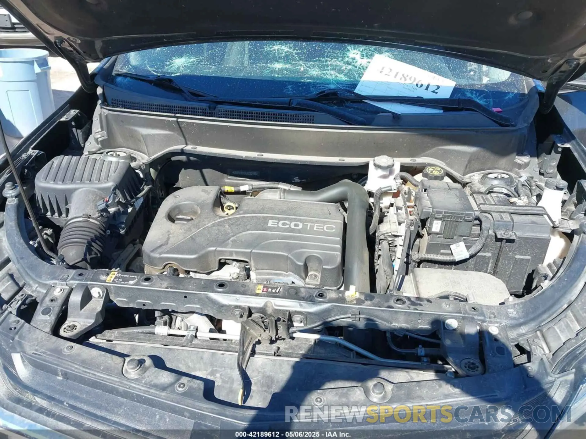 10 Фотография поврежденного автомобиля 2GNAXUEVXL6222768 CHEVROLET EQUINOX 2020