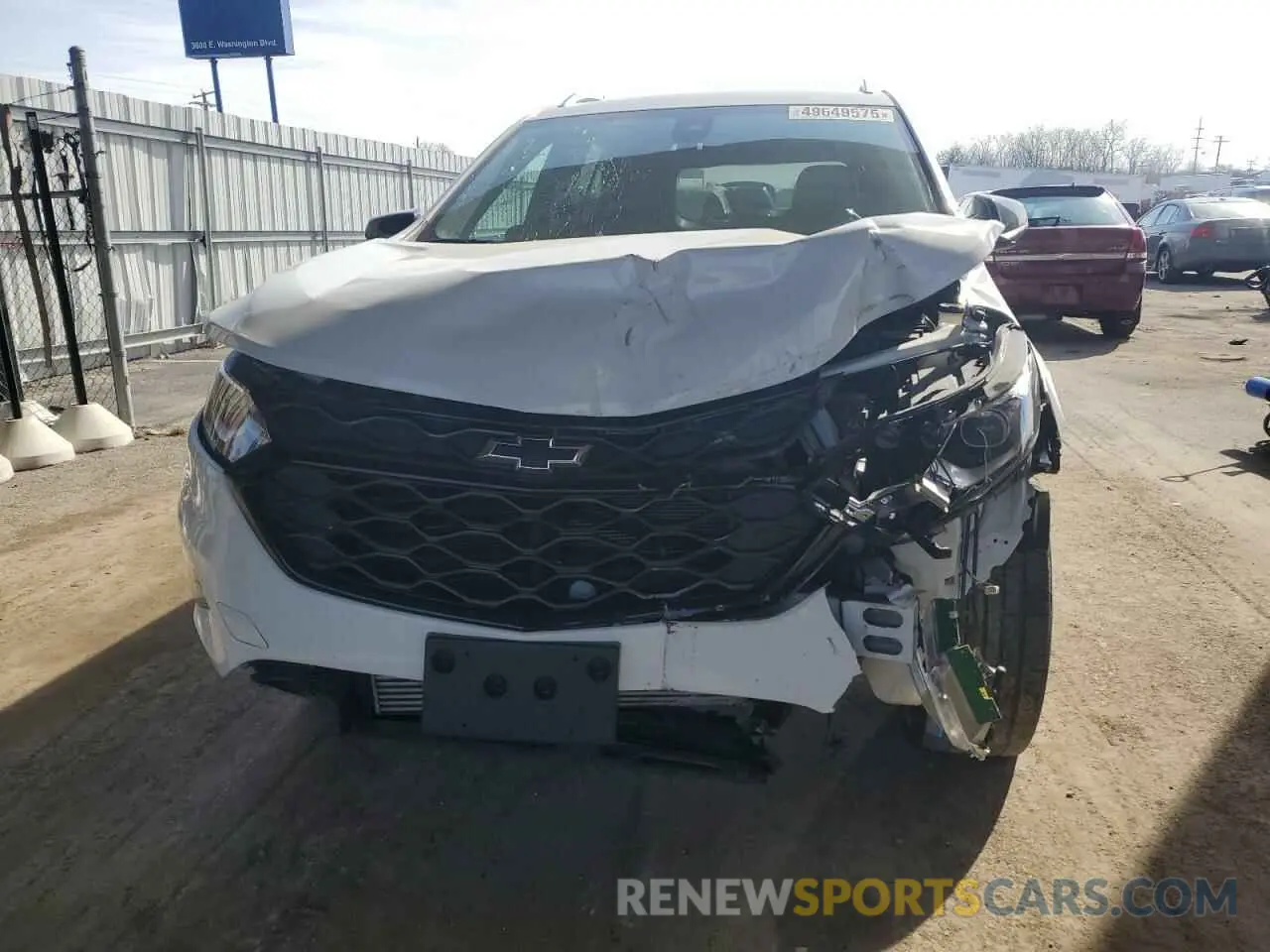 5 Фотография поврежденного автомобиля 2GNAXXEV5L6282023 CHEVROLET EQUINOX 2020