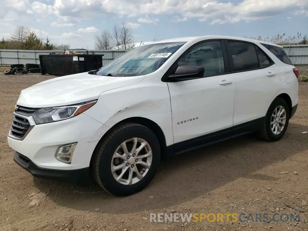 1 Фотография поврежденного автомобиля 3GNAXFEV6LS709611 CHEVROLET EQUINOX 2020