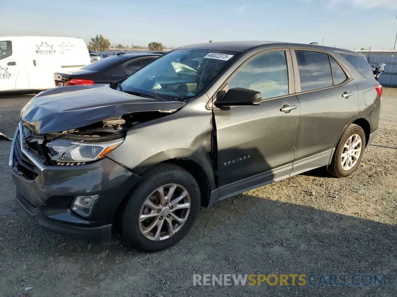 1 Photograph of a damaged car 3GNAXHEV0LS537152 CHEVROLET EQUINOX 2020