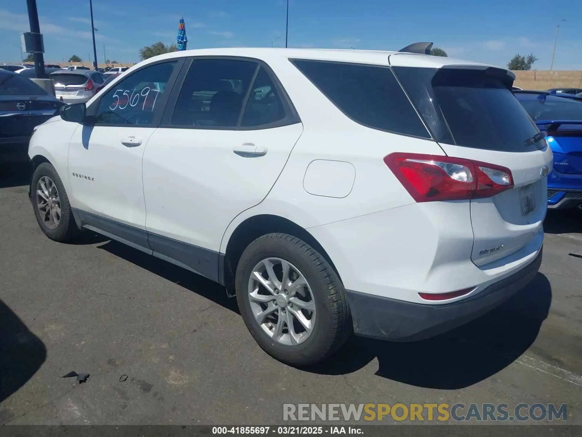 3 Фотография поврежденного автомобиля 3GNAXHEV2LS513306 CHEVROLET EQUINOX 2020