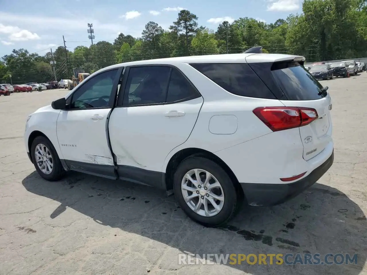 2 Photograph of a damaged car 3GNAXHEV2LS683763 CHEVROLET EQUINOX 2020