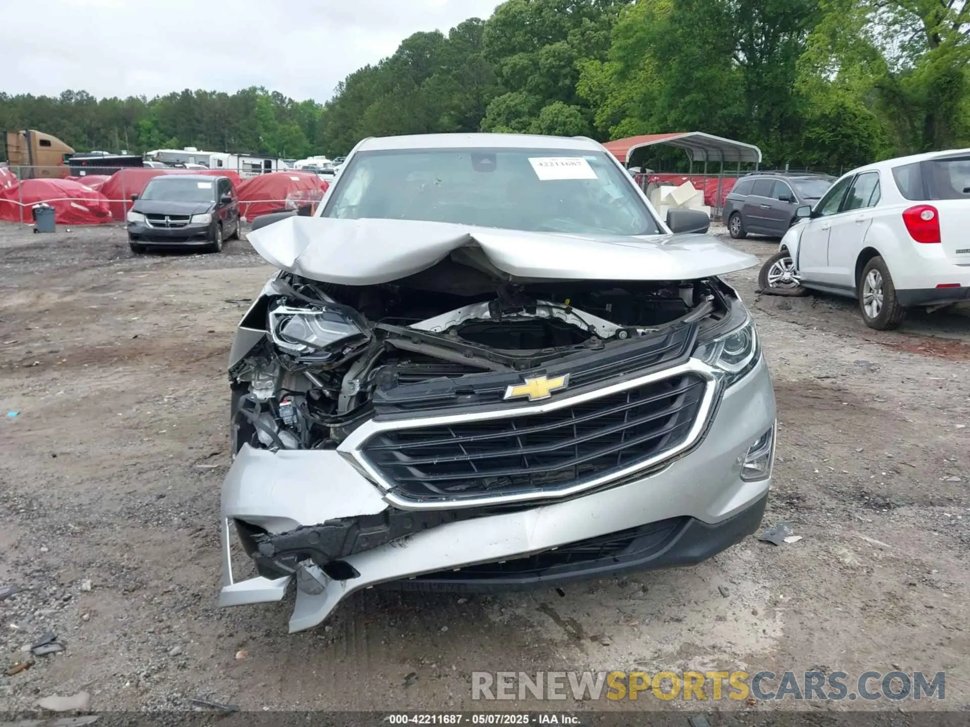 6 Фотография поврежденного автомобиля 3GNAXHEV3LS522936 CHEVROLET EQUINOX 2020