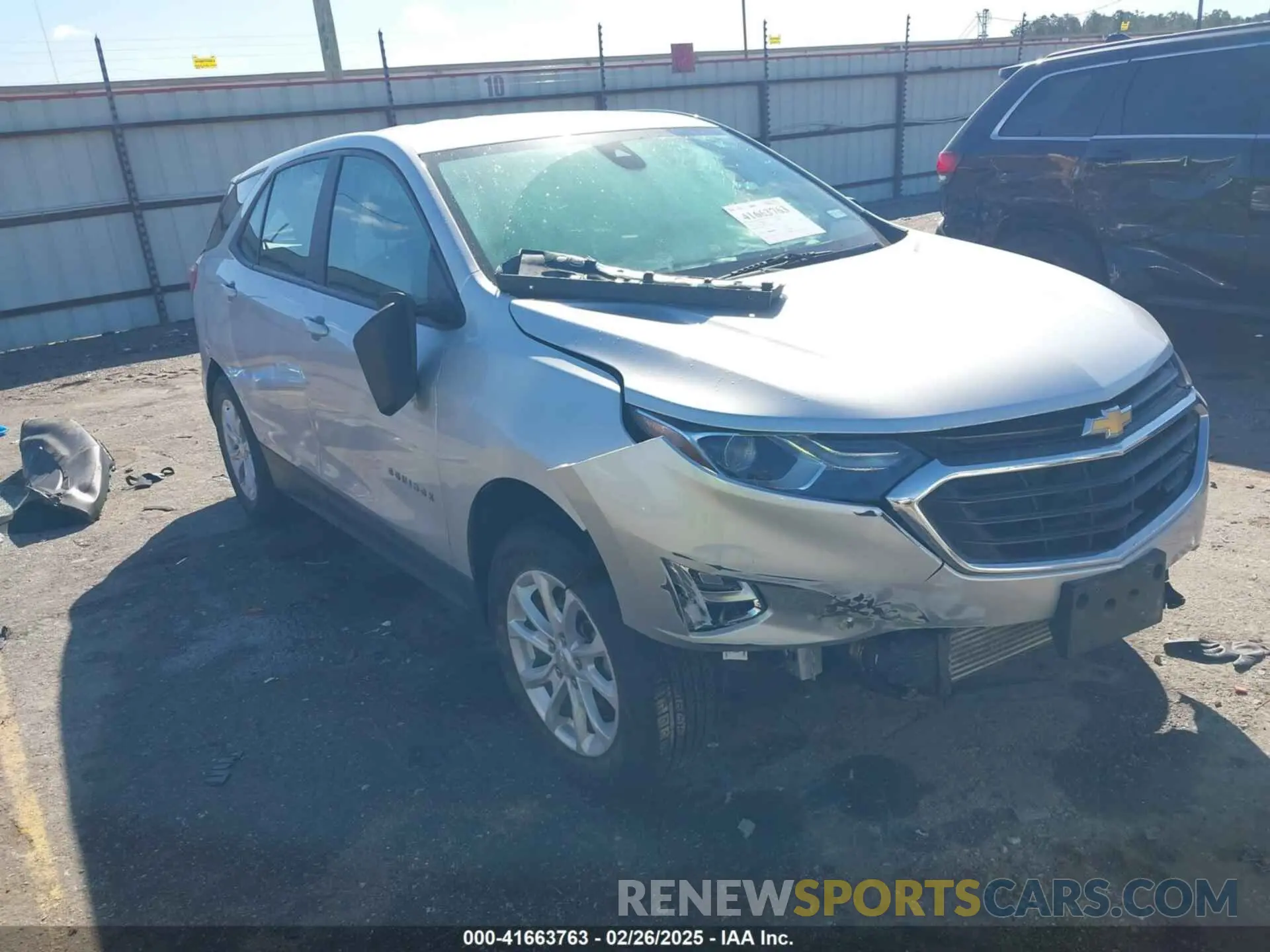 1 Photograph of a damaged car 3GNAXHEV4LS595250 CHEVROLET EQUINOX 2020