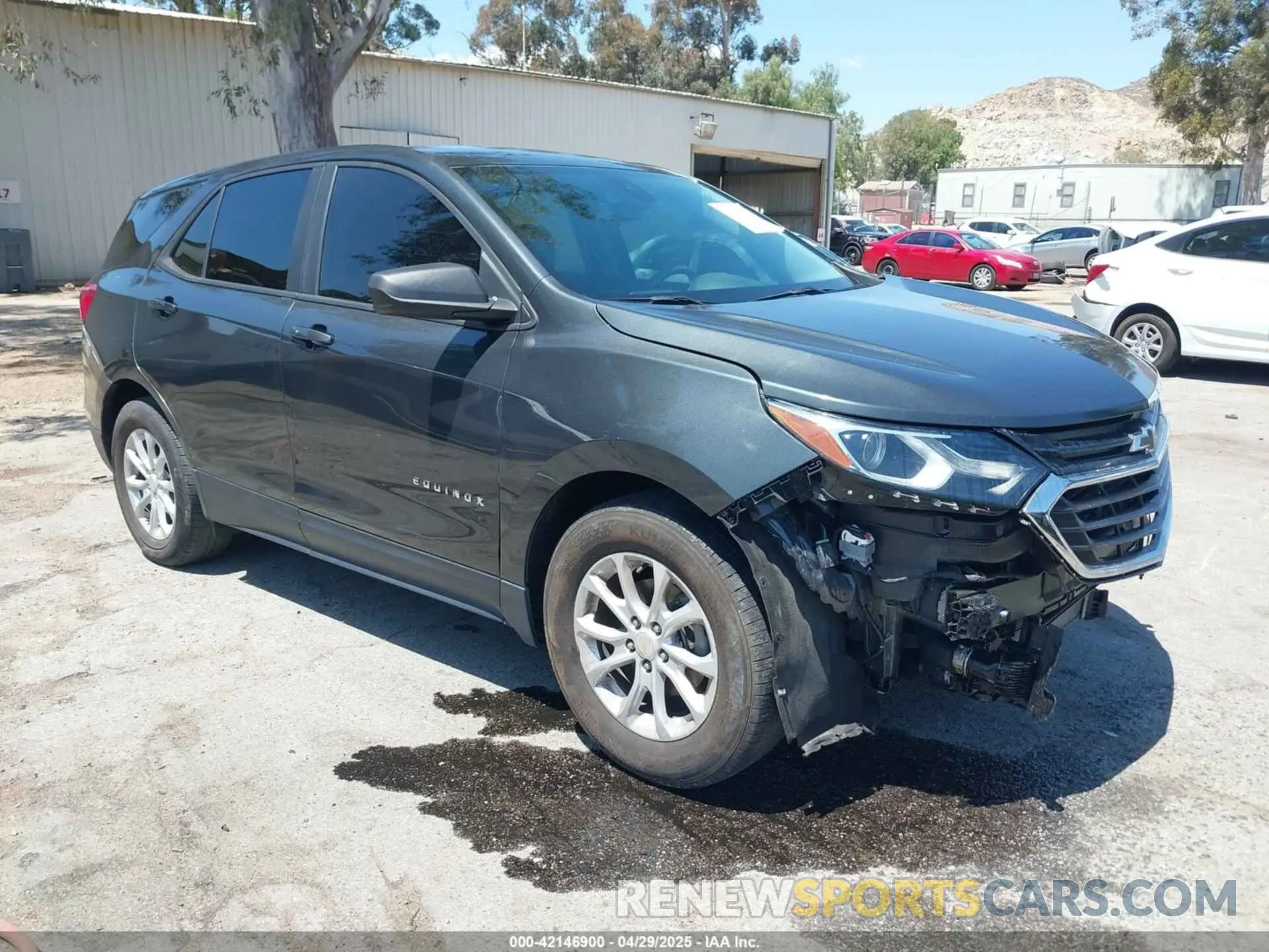 1 Photograph of a damaged car 3GNAXHEV4LS659089 CHEVROLET EQUINOX 2020