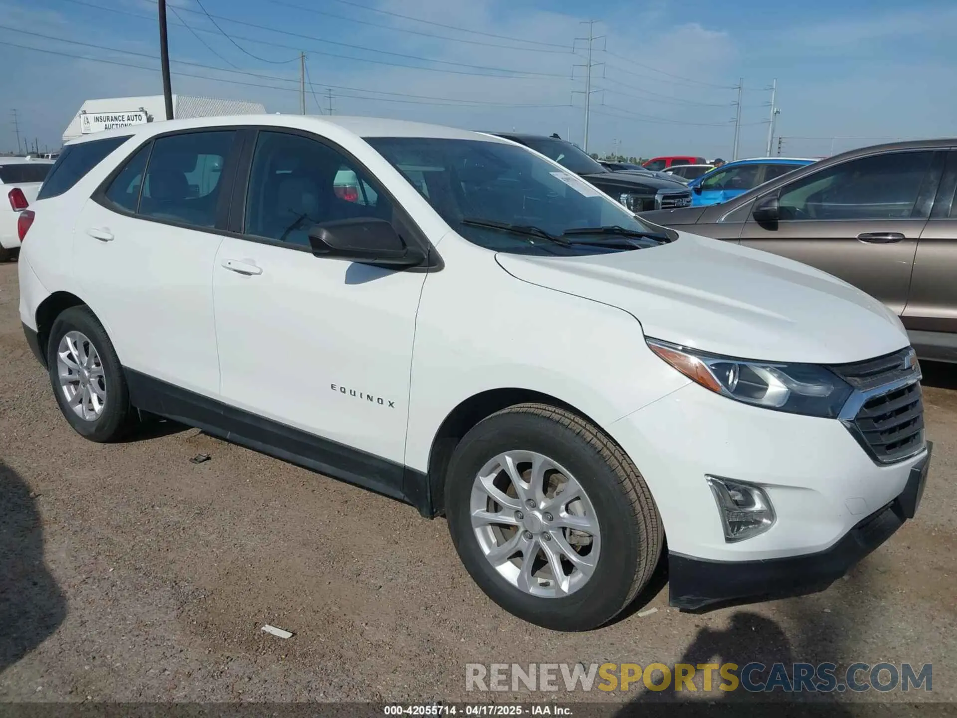 1 Photograph of a damaged car 3GNAXHEV6LS628216 CHEVROLET EQUINOX 2020