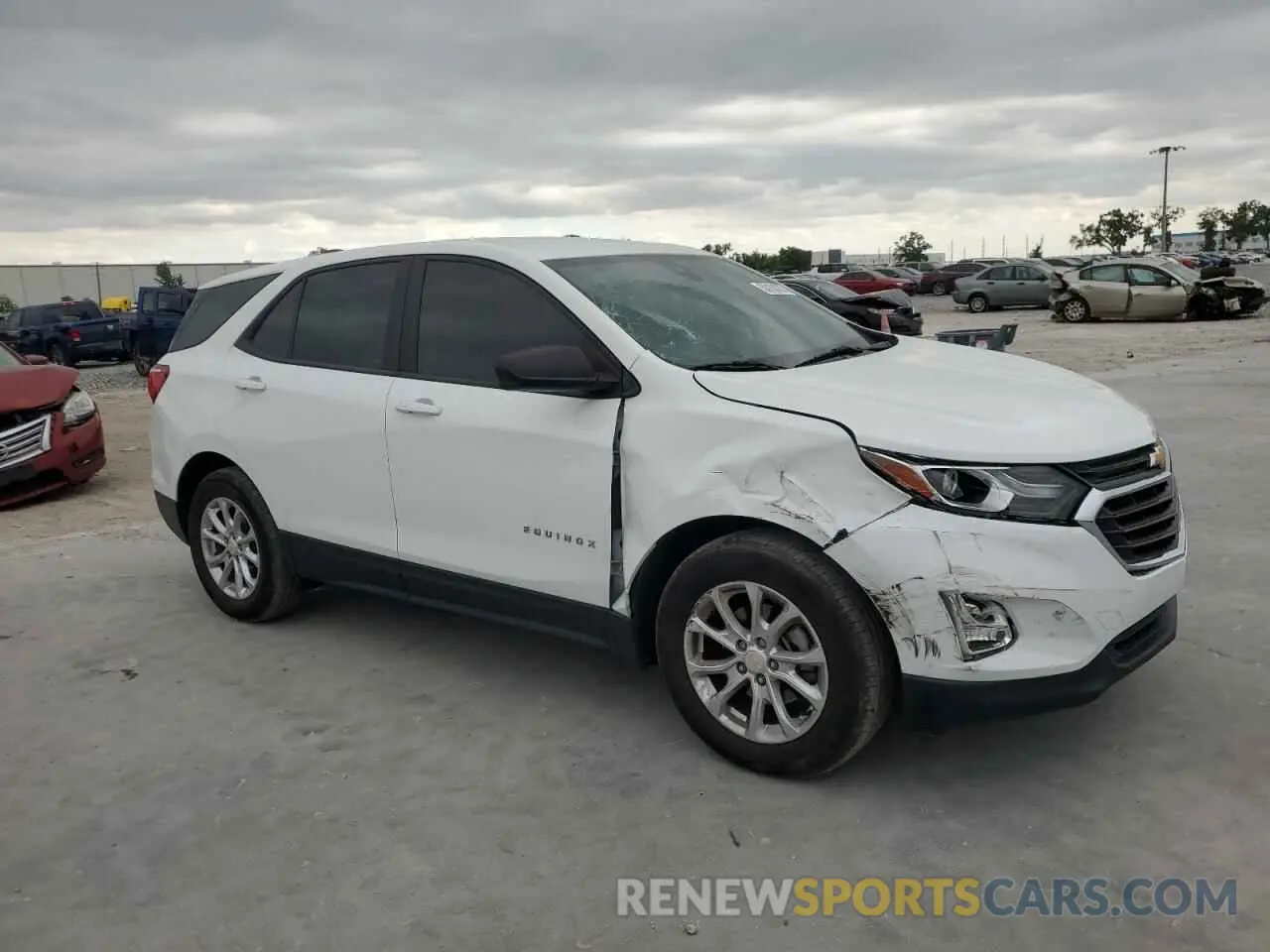 4 Фотография поврежденного автомобиля 3GNAXHEV7LS716000 CHEVROLET EQUINOX 2020