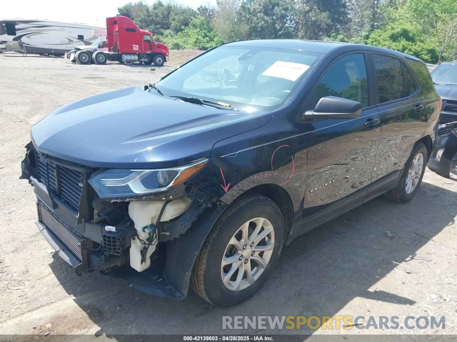 2 Photograph of a damaged car 3GNAXHEV9LS568447 CHEVROLET EQUINOX 2020