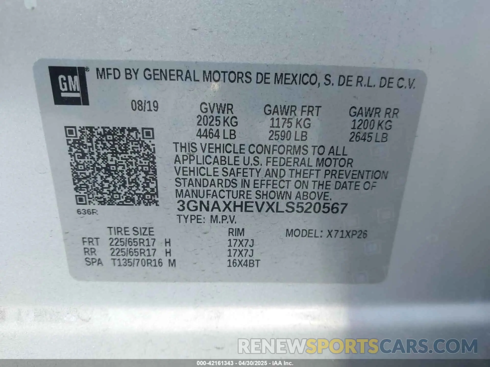 9 Photograph of a damaged car 3GNAXHEVXLS520567 CHEVROLET EQUINOX 2020