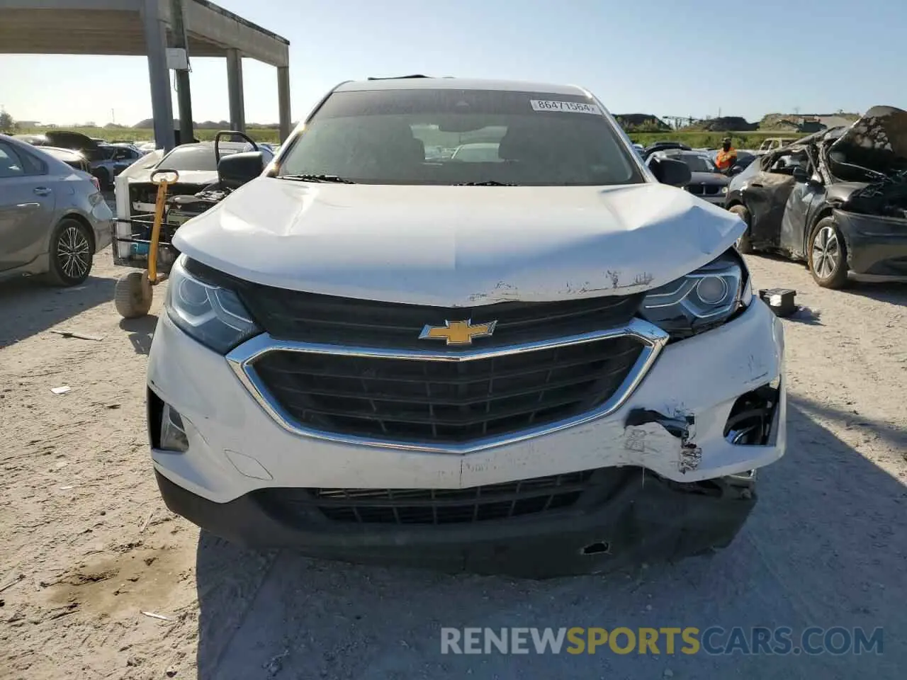 5 Photograph of a damaged car 3GNAXHEVXLS640949 CHEVROLET EQUINOX 2020