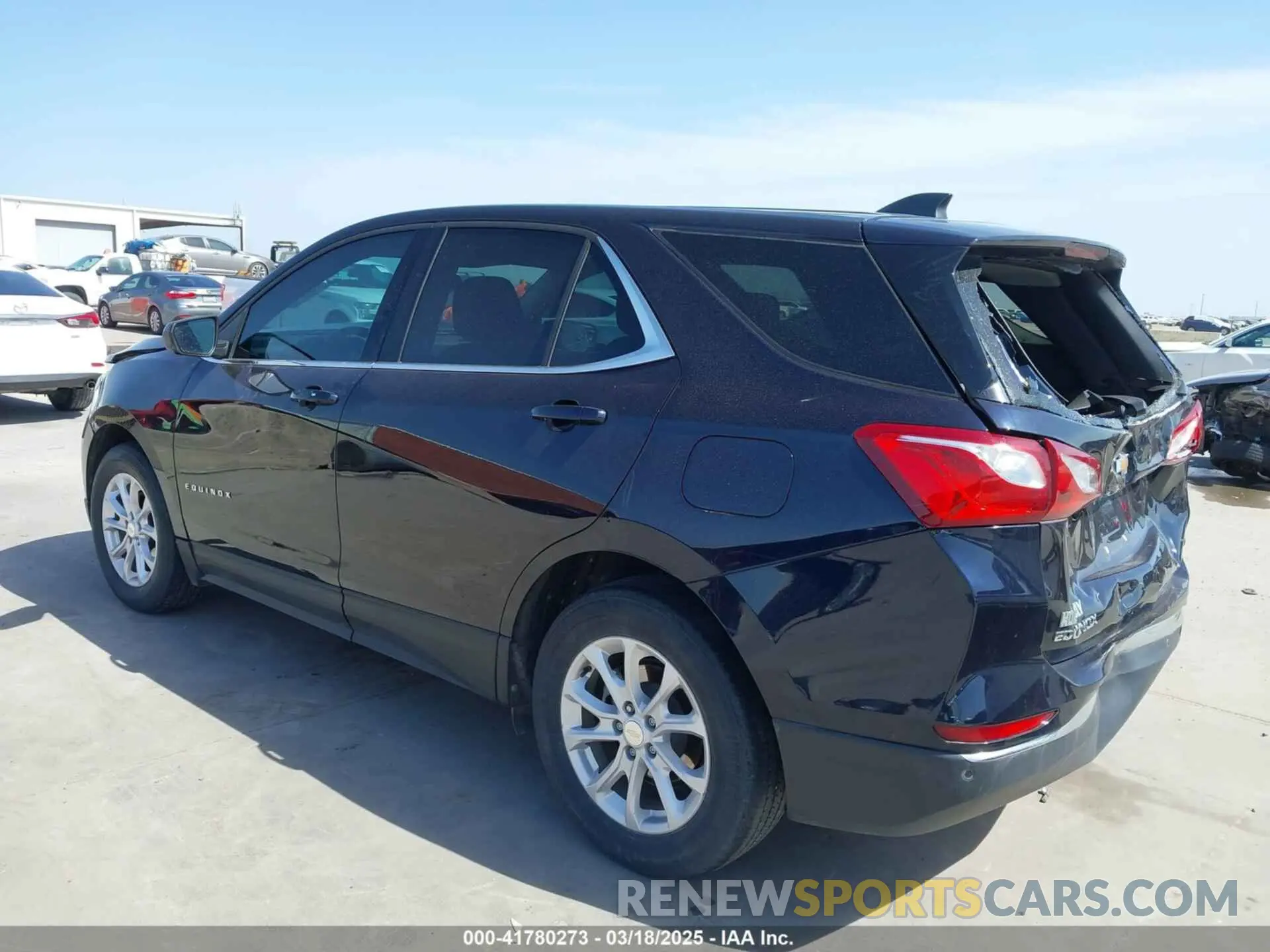 3 Фотография поврежденного автомобиля 3GNAXKEV0LS583500 CHEVROLET EQUINOX 2020