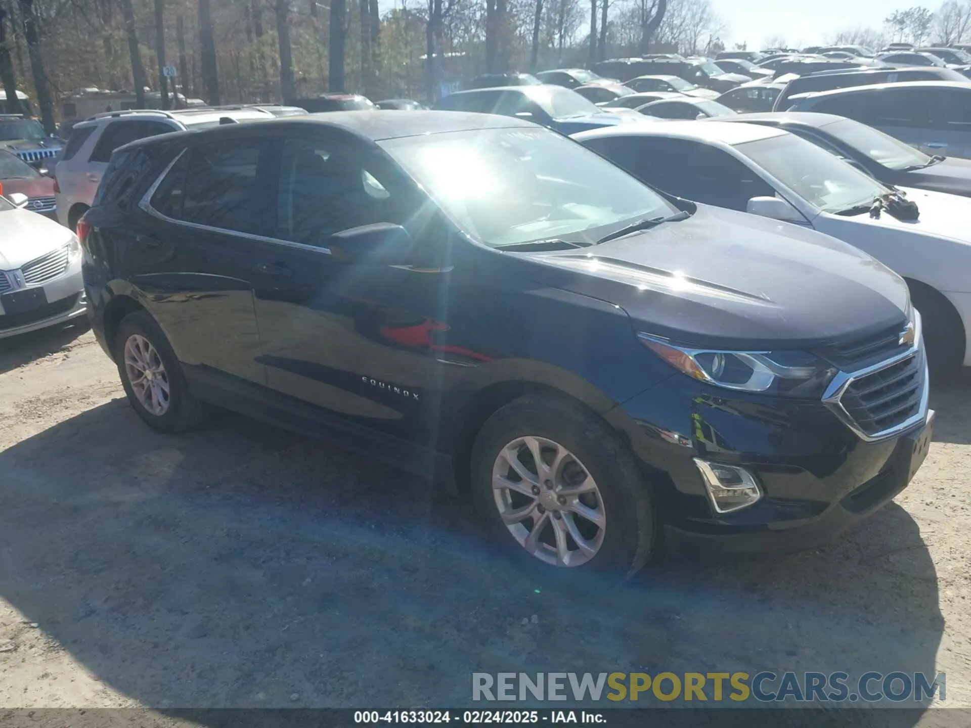 1 Photograph of a damaged car 3GNAXKEV0LS702680 CHEVROLET EQUINOX 2020