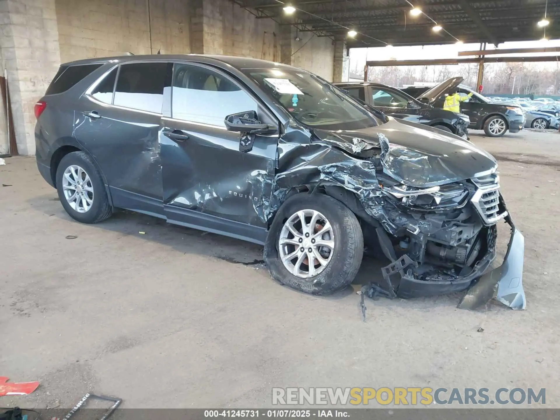1 Photograph of a damaged car 3GNAXKEV1LS526500 CHEVROLET EQUINOX 2020