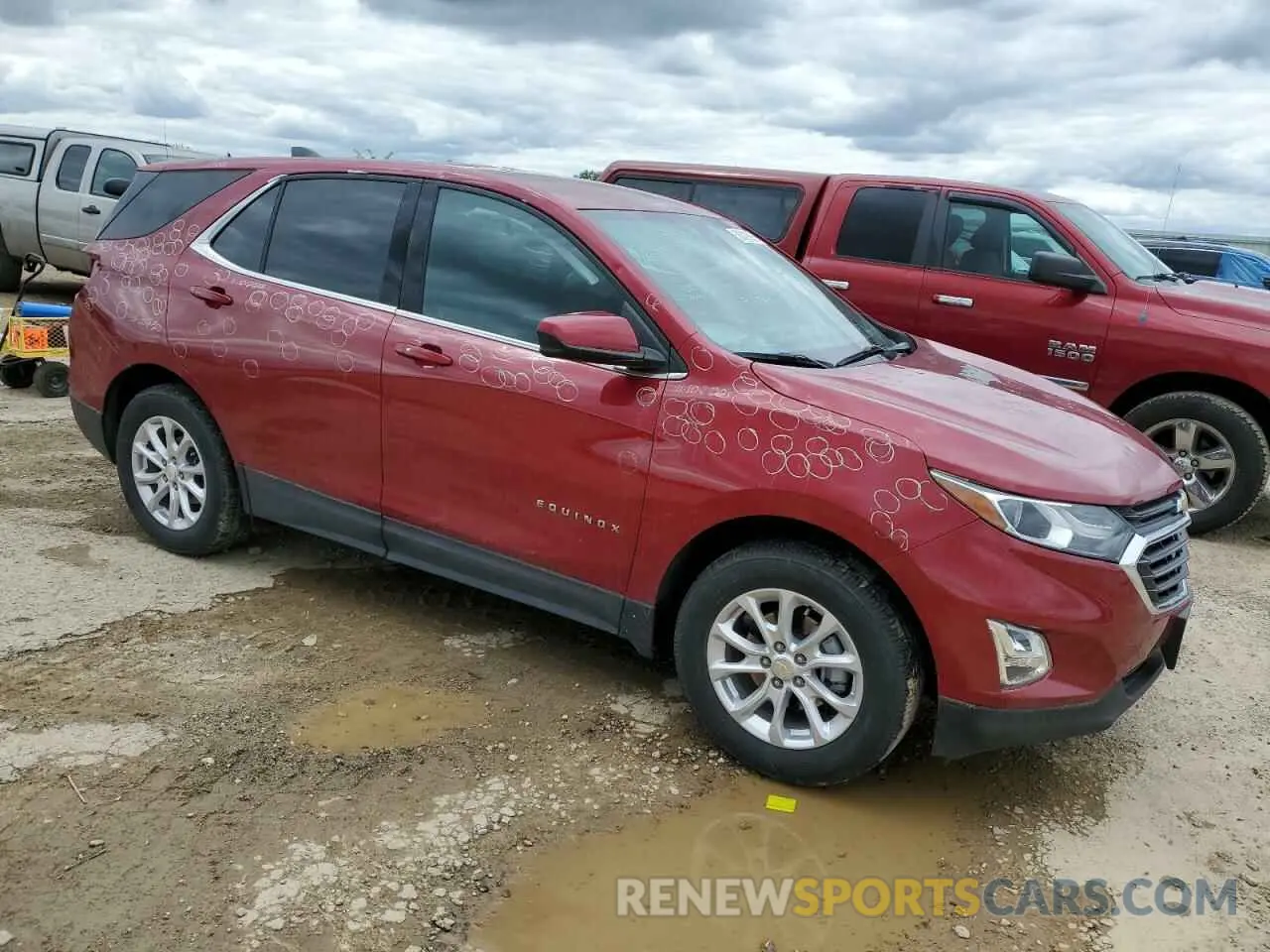 4 Фотография поврежденного автомобиля 3GNAXKEV4LS564366 CHEVROLET EQUINOX 2020