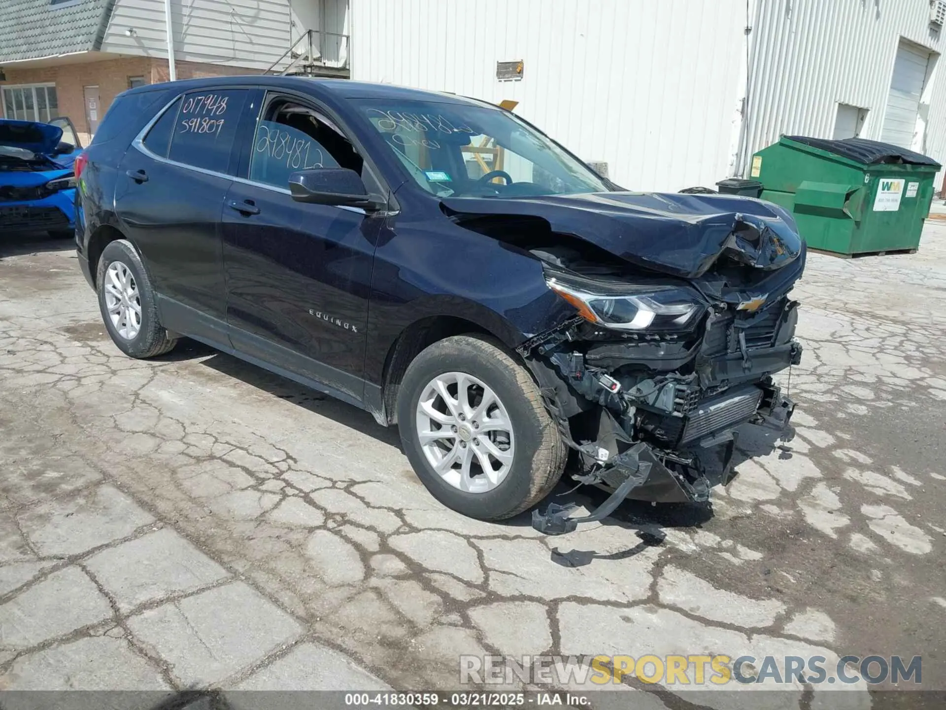 1 Фотография поврежденного автомобиля 3GNAXKEV4LS591809 CHEVROLET EQUINOX 2020