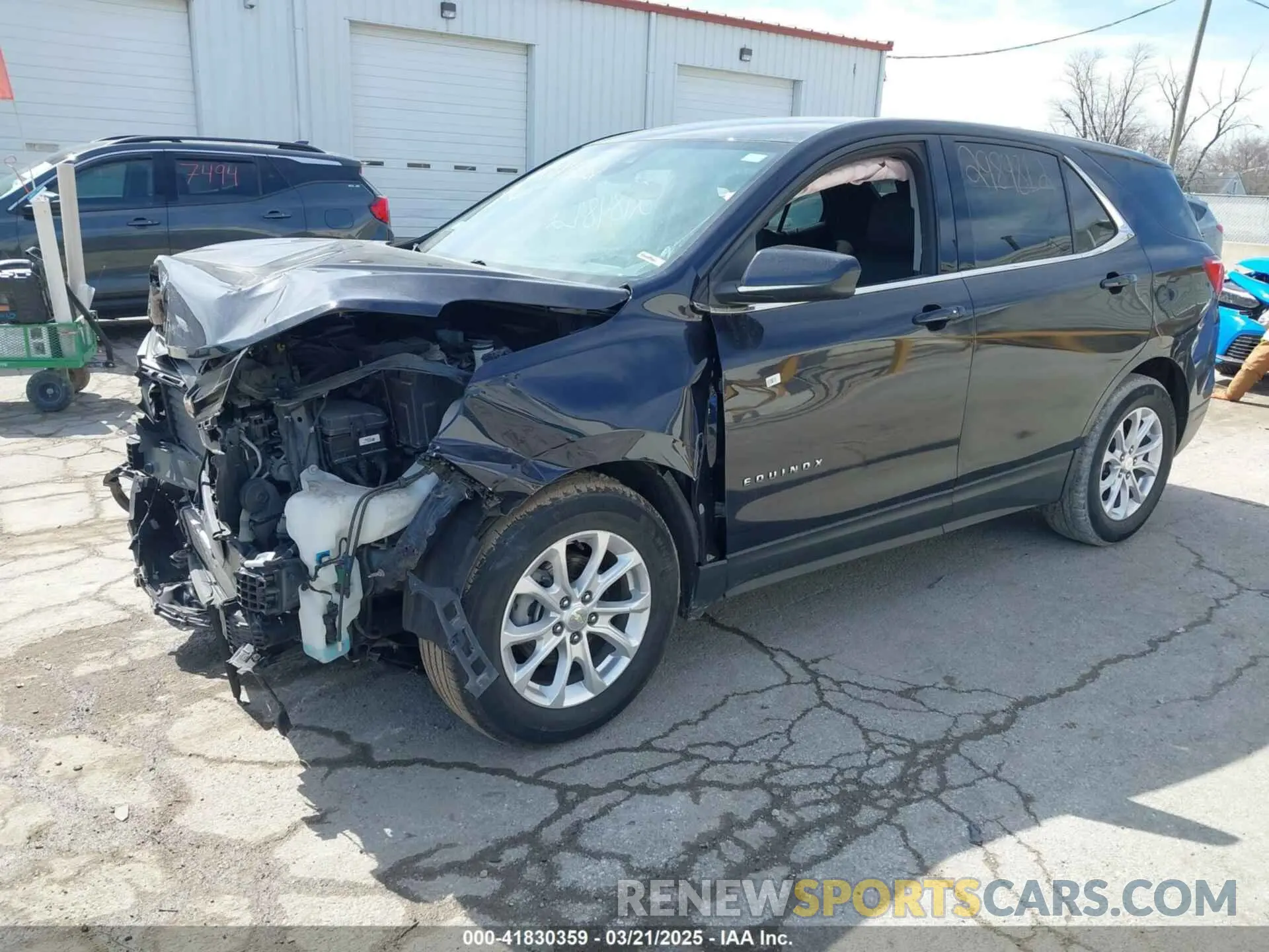 2 Фотография поврежденного автомобиля 3GNAXKEV4LS591809 CHEVROLET EQUINOX 2020