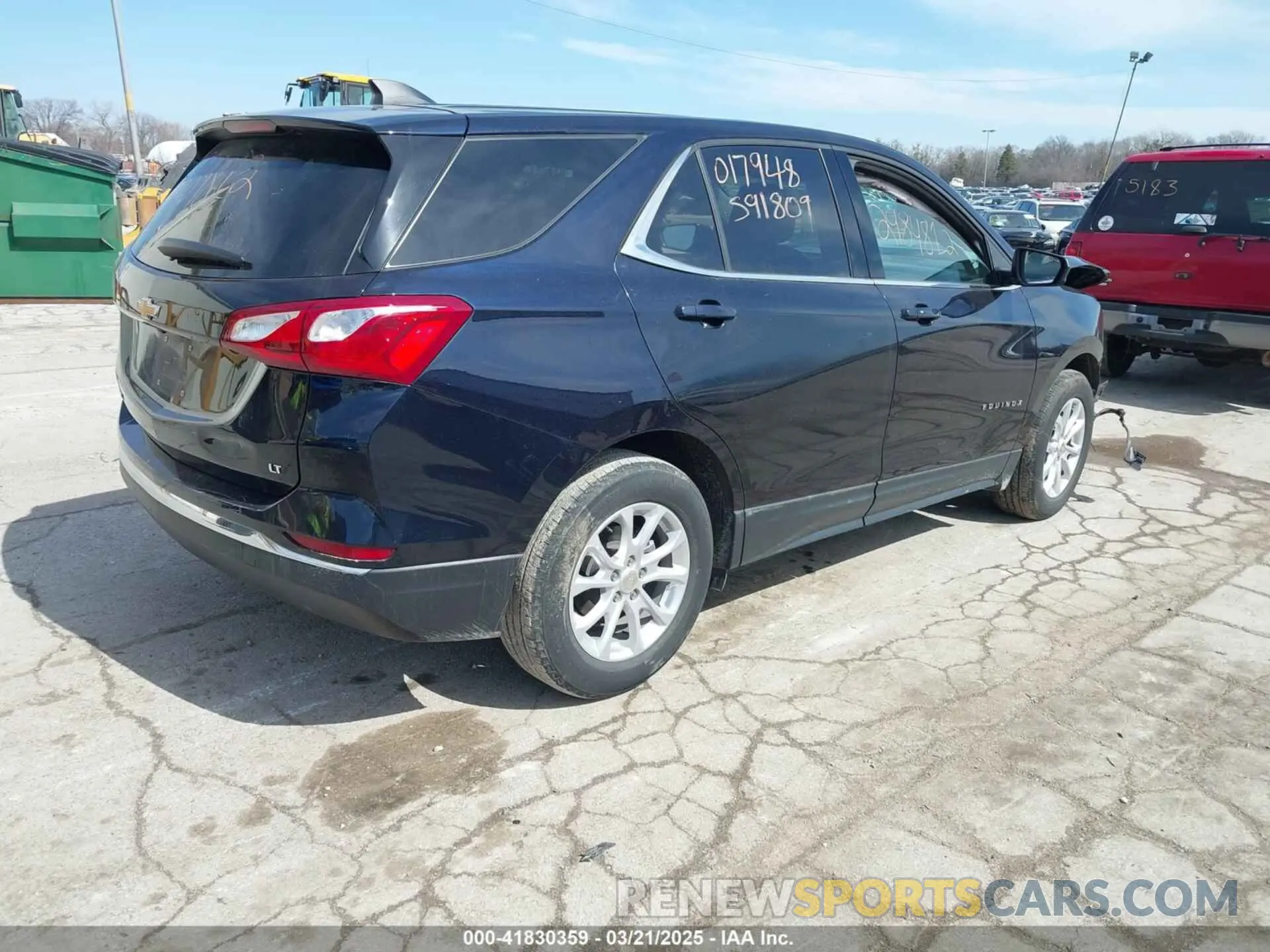 4 Фотография поврежденного автомобиля 3GNAXKEV4LS591809 CHEVROLET EQUINOX 2020
