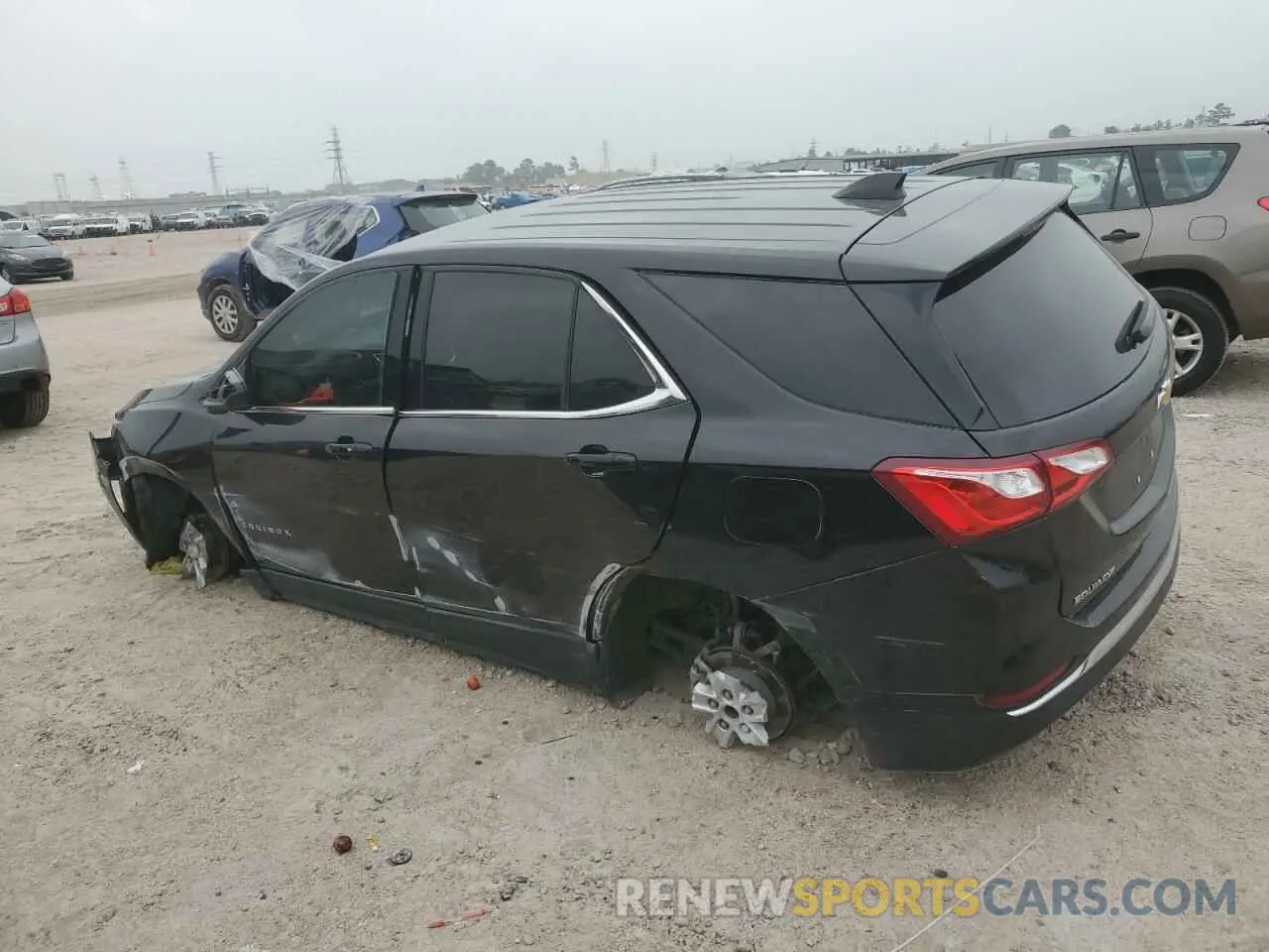 2 Фотография поврежденного автомобиля 3GNAXKEV6LL277203 CHEVROLET EQUINOX 2020