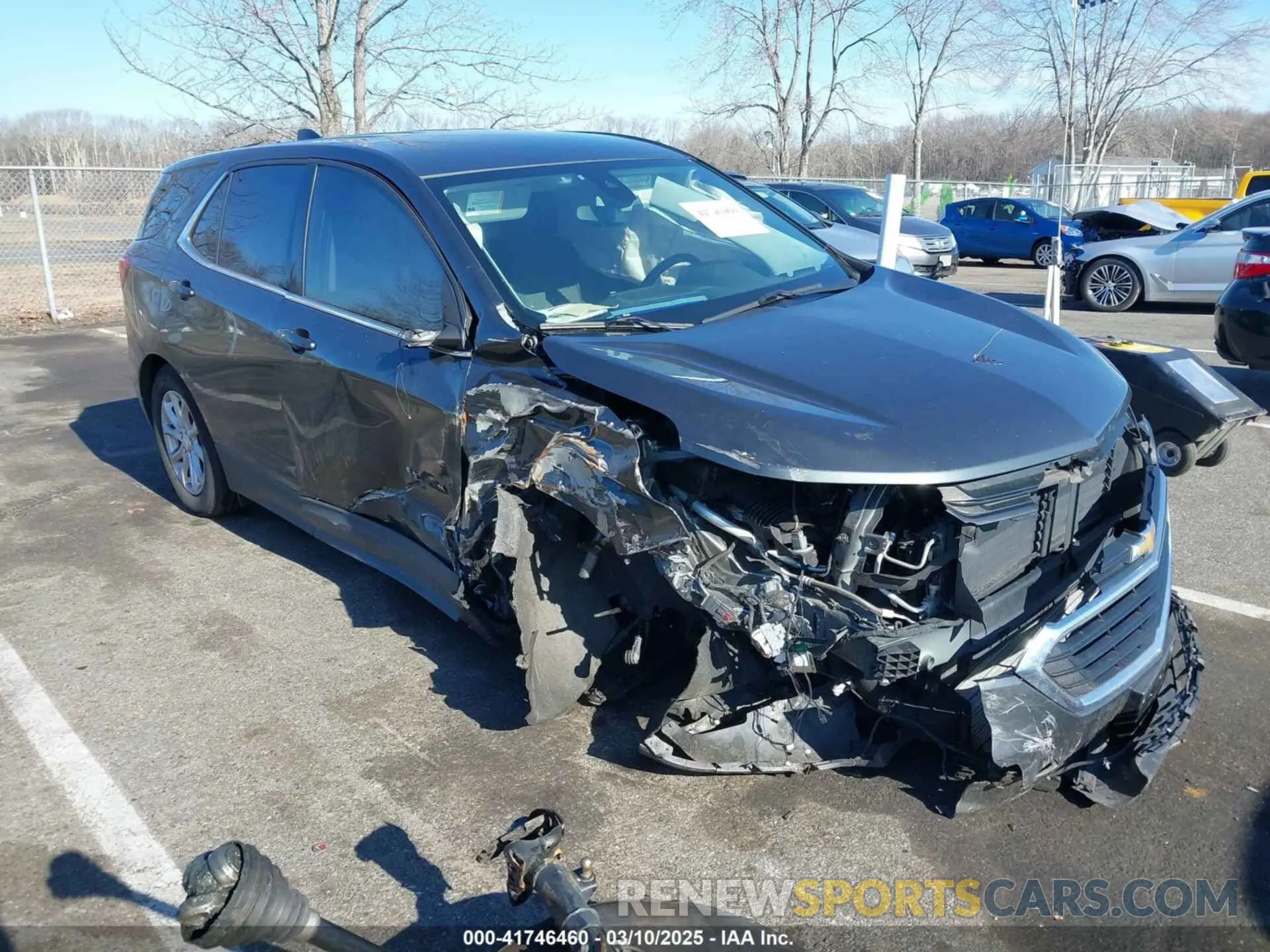 1 Photograph of a damaged car 3GNAXKEV6LS677638 CHEVROLET EQUINOX 2020