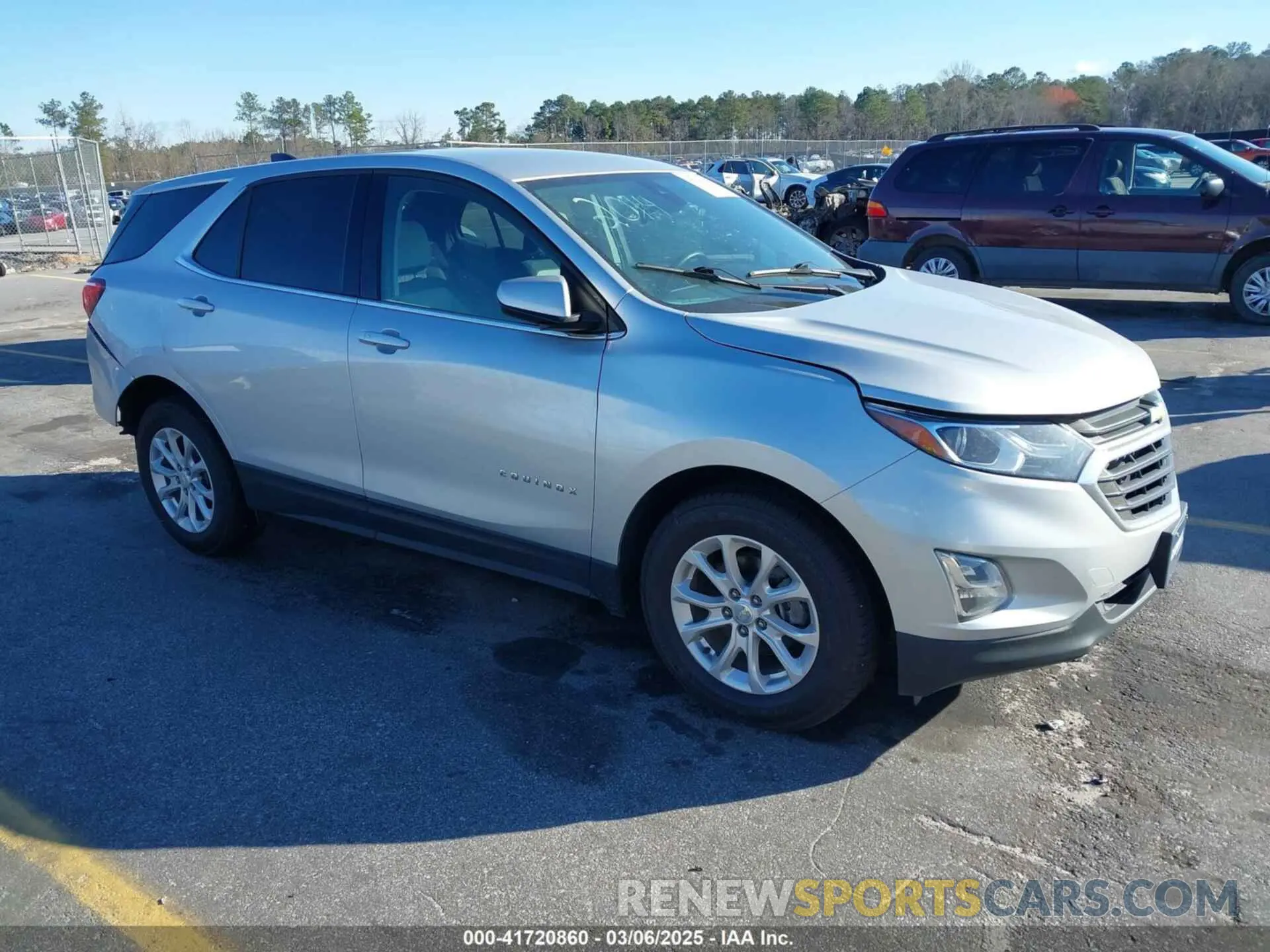 1 Photograph of a damaged car 3GNAXKEV6LS681480 CHEVROLET EQUINOX 2020