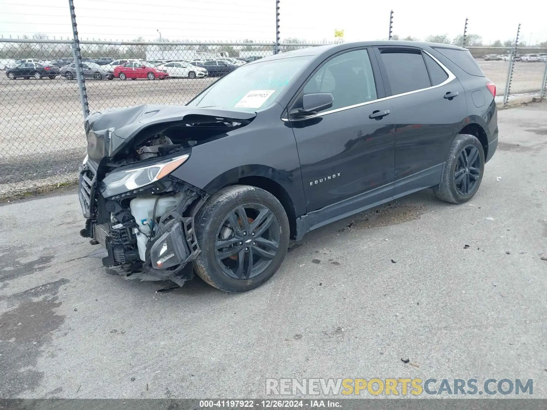 2 Photograph of a damaged car 3GNAXKEV7LL175599 CHEVROLET EQUINOX 2020