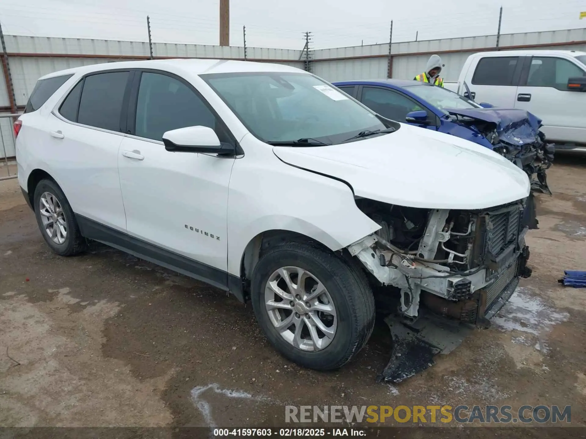 1 Photograph of a damaged car 3GNAXKEV7LS515582 CHEVROLET EQUINOX 2020