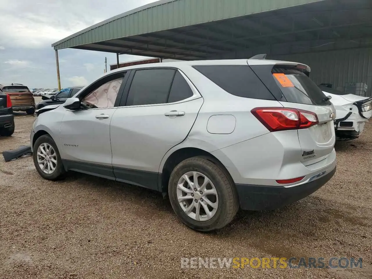 2 Photograph of a damaged car 3GNAXKEV7LS590489 CHEVROLET EQUINOX 2020