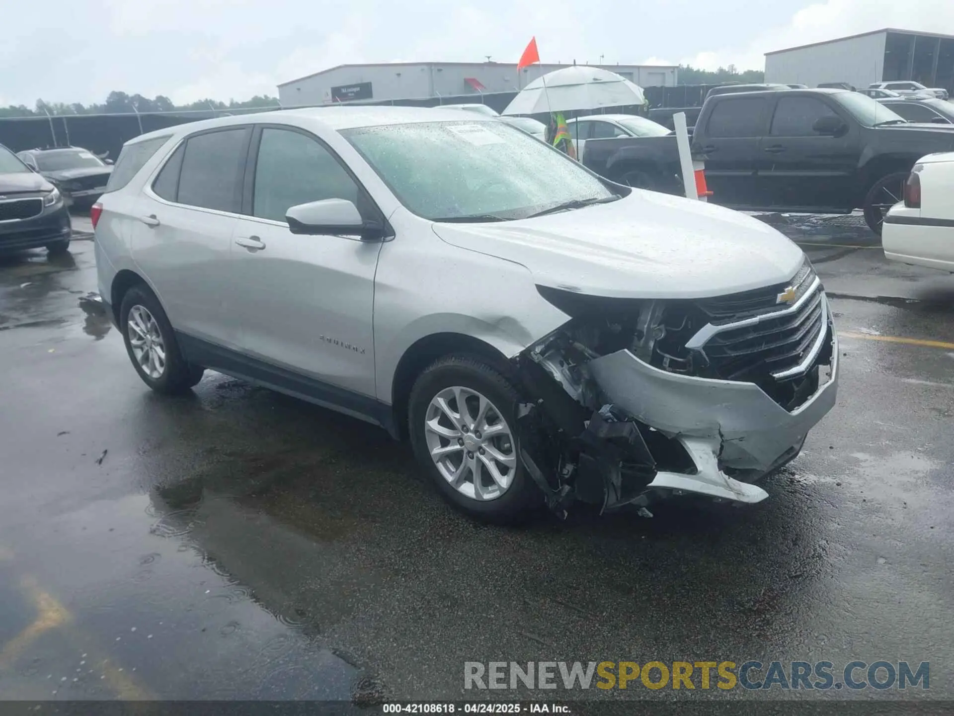1 Photograph of a damaged car 3GNAXKEV7LS676840 CHEVROLET EQUINOX 2020