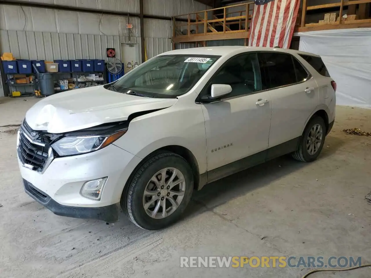 1 Photograph of a damaged car 3GNAXKEV9LS607731 CHEVROLET EQUINOX 2020