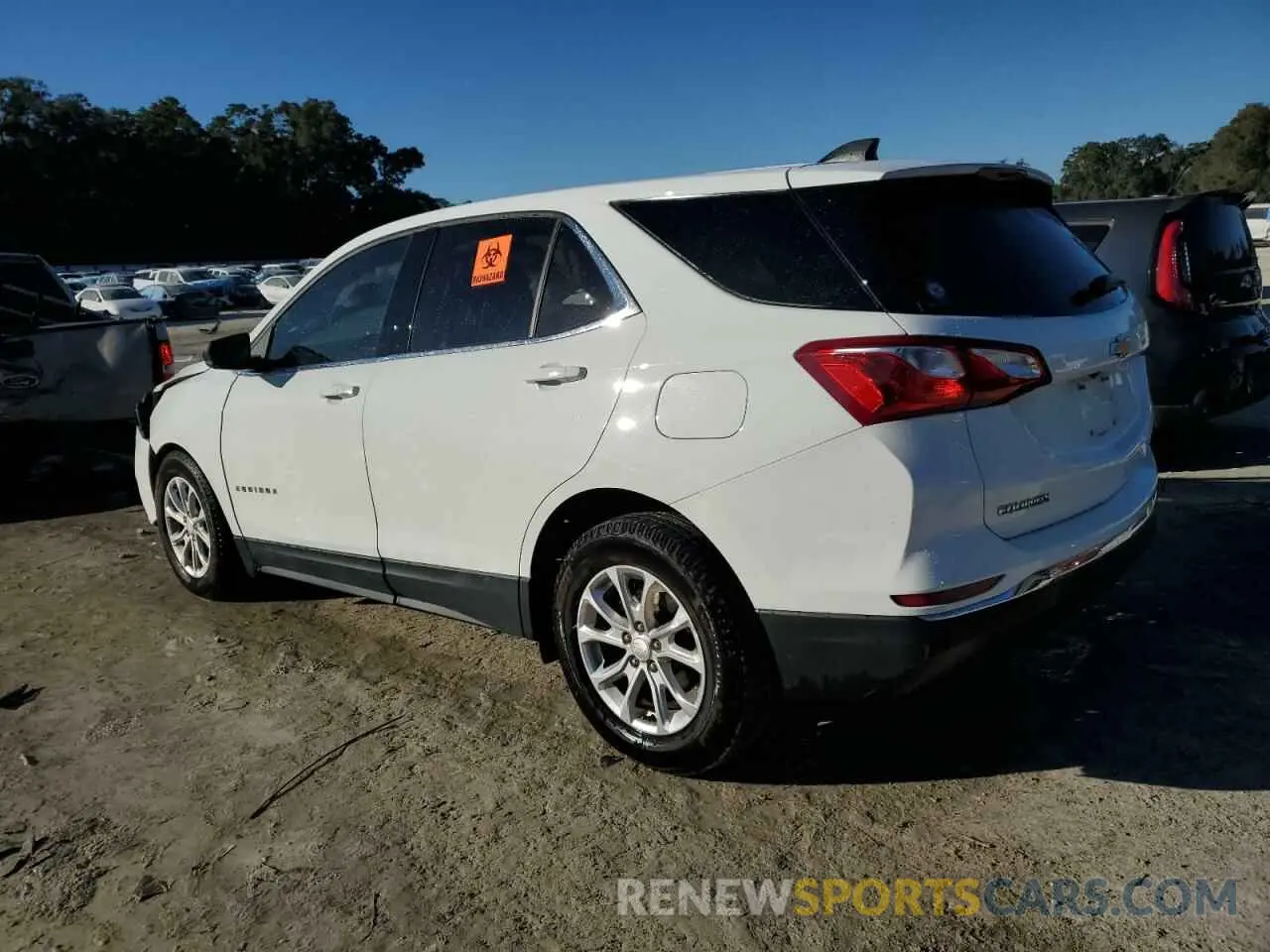 2 Photograph of a damaged car 3GNAXKEVXLS533526 CHEVROLET EQUINOX 2020