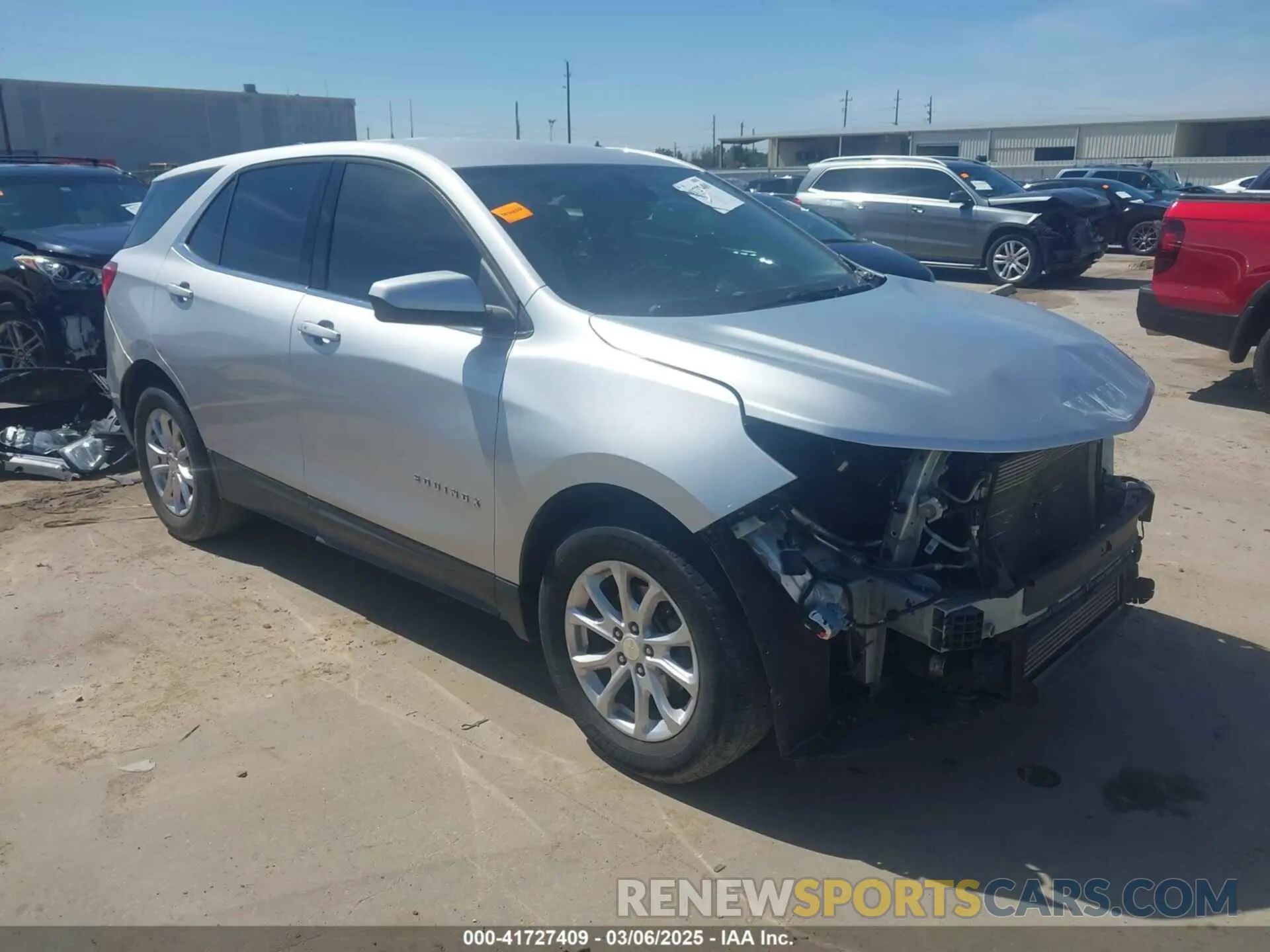 1 Photograph of a damaged car 3GNAXKEVXLS576599 CHEVROLET EQUINOX 2020