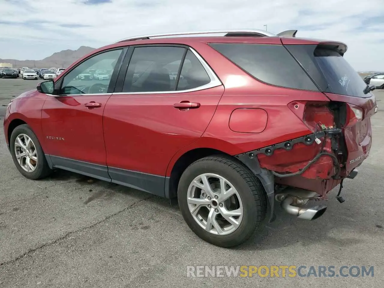 2 Photograph of a damaged car 3GNAXLEX8LS515162 CHEVROLET EQUINOX 2020