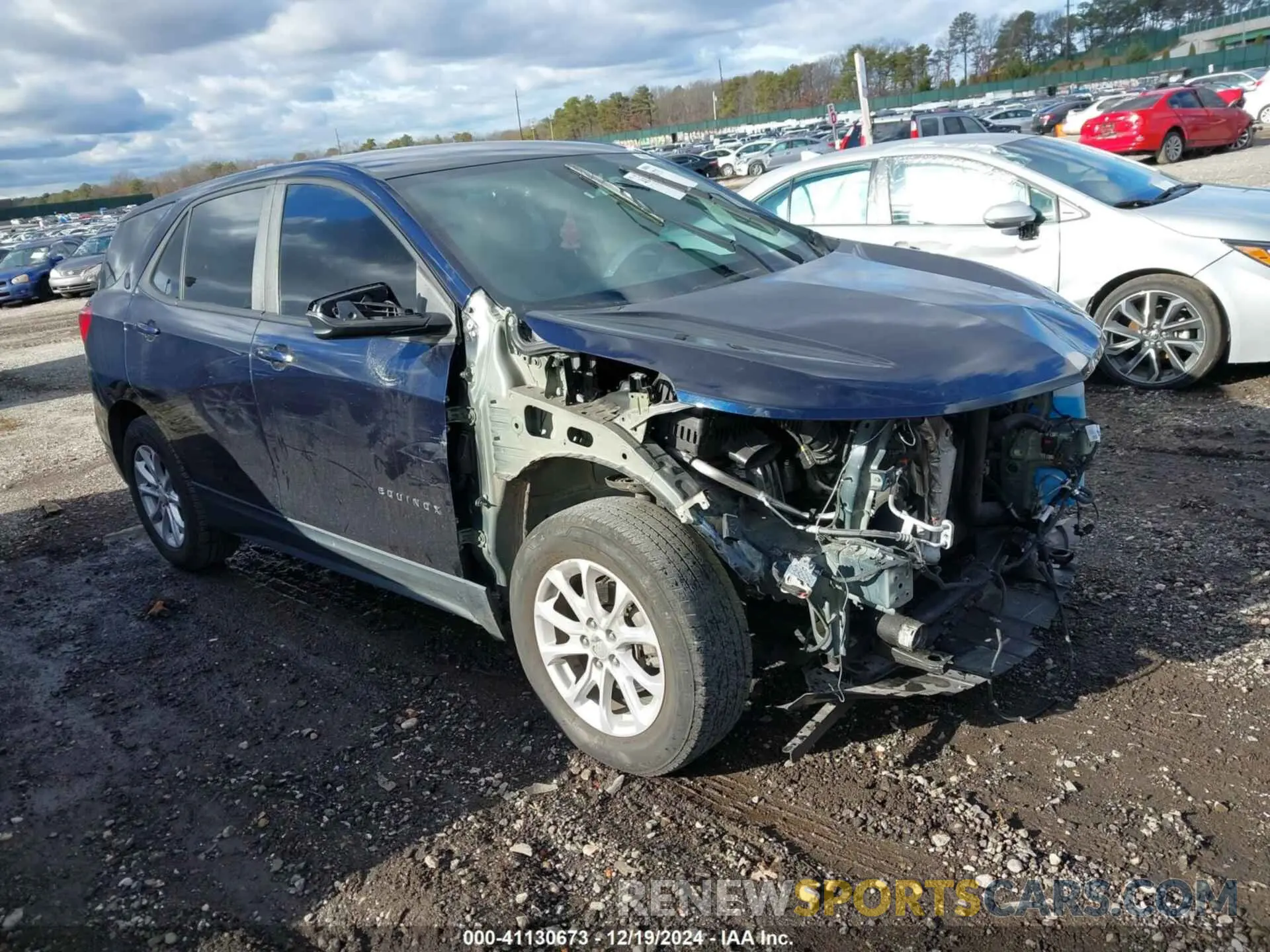 1 Photograph of a damaged car 3GNAXSEV8LS685580 CHEVROLET EQUINOX 2020