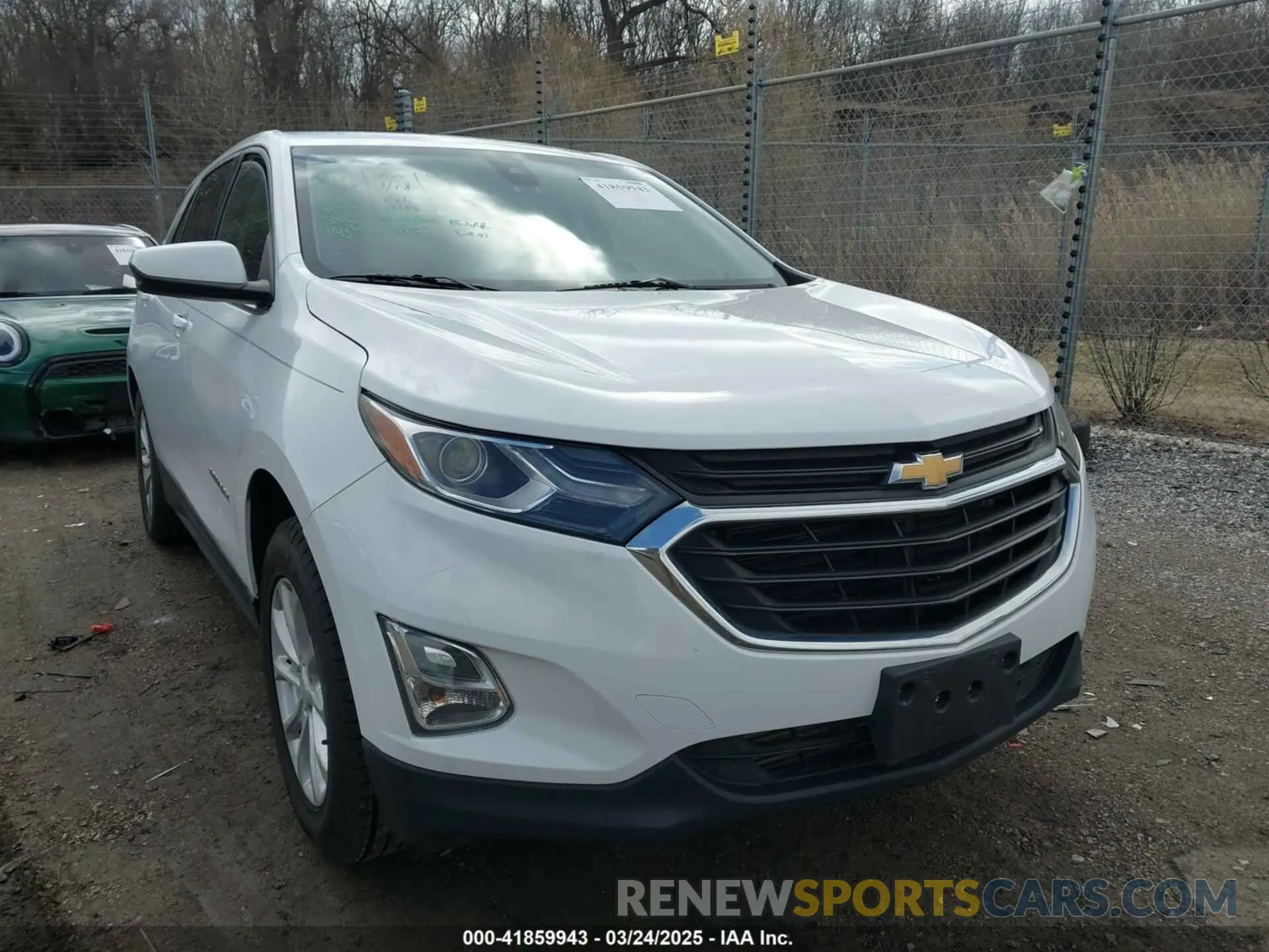 1 Photograph of a damaged car 3GNAXTEV3LL256461 CHEVROLET EQUINOX 2020
