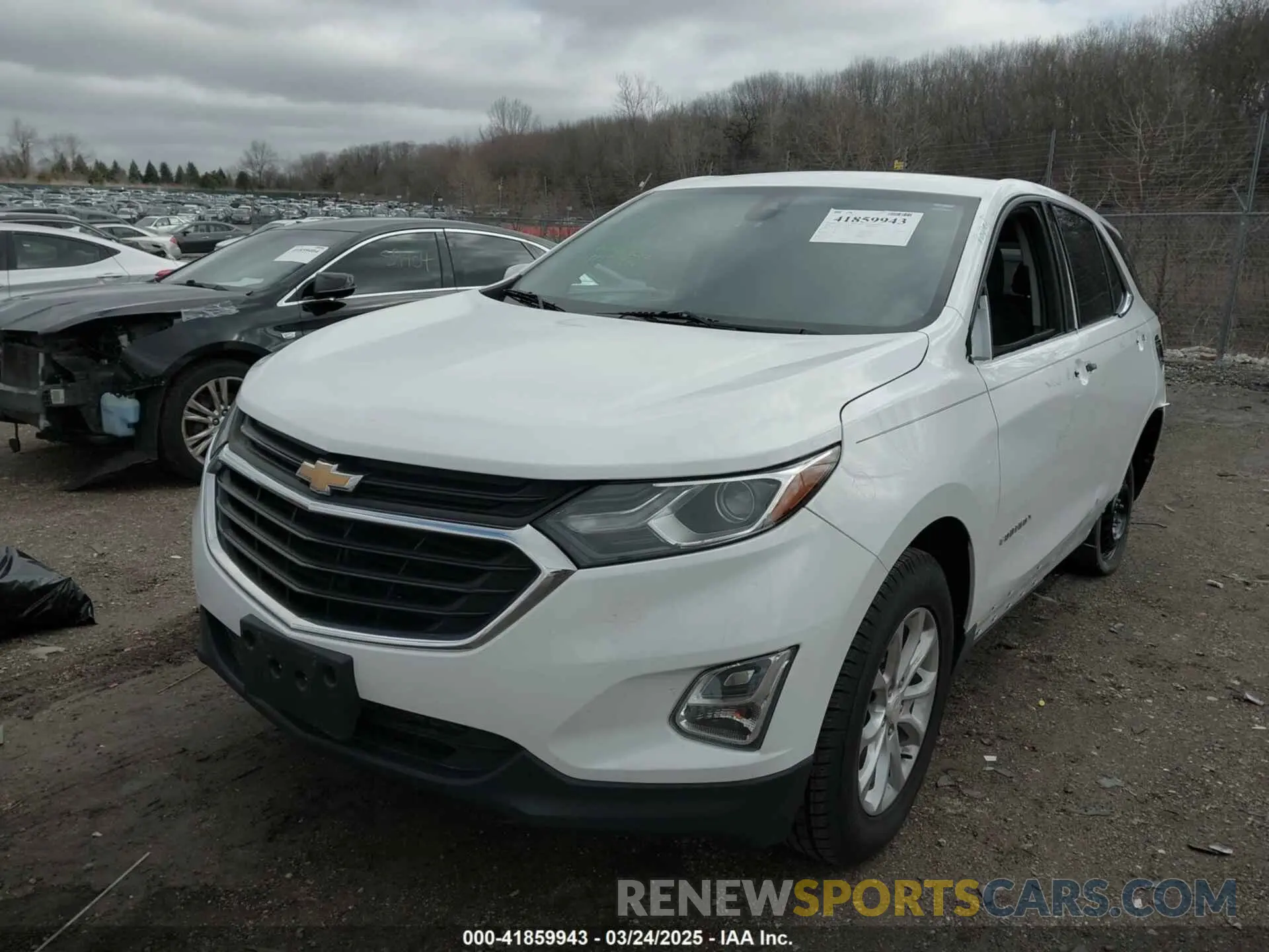 2 Photograph of a damaged car 3GNAXTEV3LL256461 CHEVROLET EQUINOX 2020