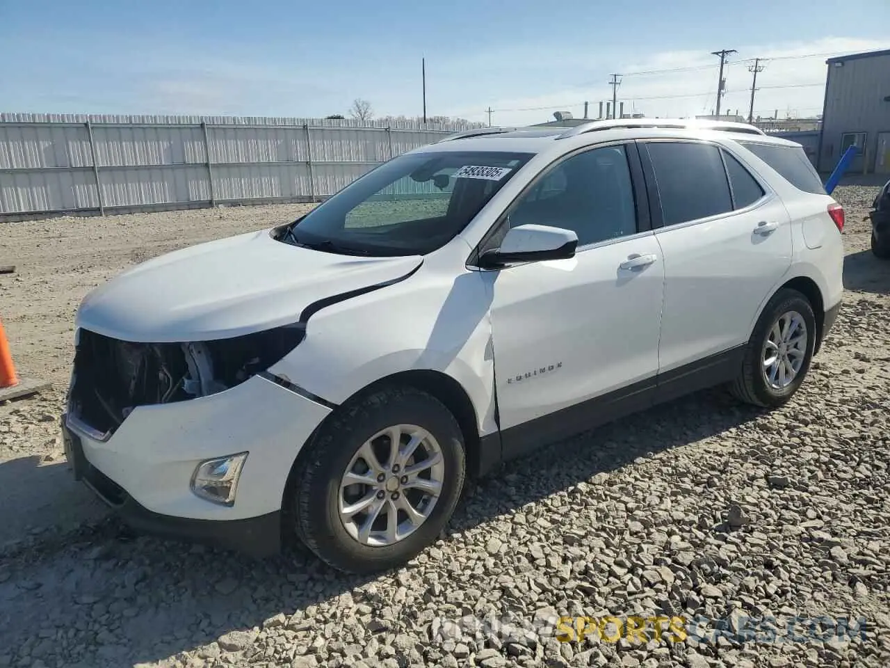 1 Photograph of a damaged car 3GNAXUEV4LL257494 CHEVROLET EQUINOX 2020