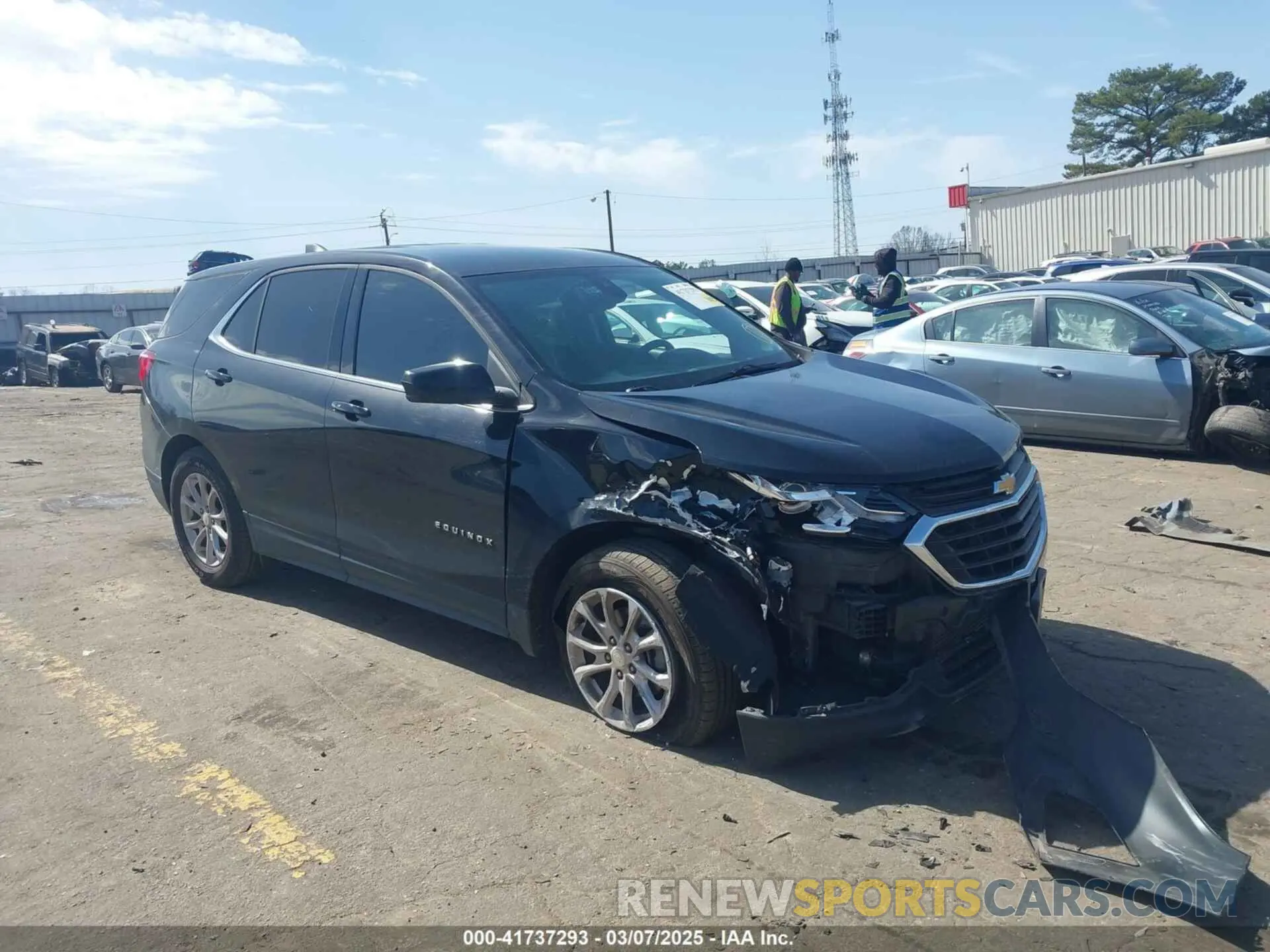 1 Photograph of a damaged car 3GNAXUEV6LL203937 CHEVROLET EQUINOX 2020