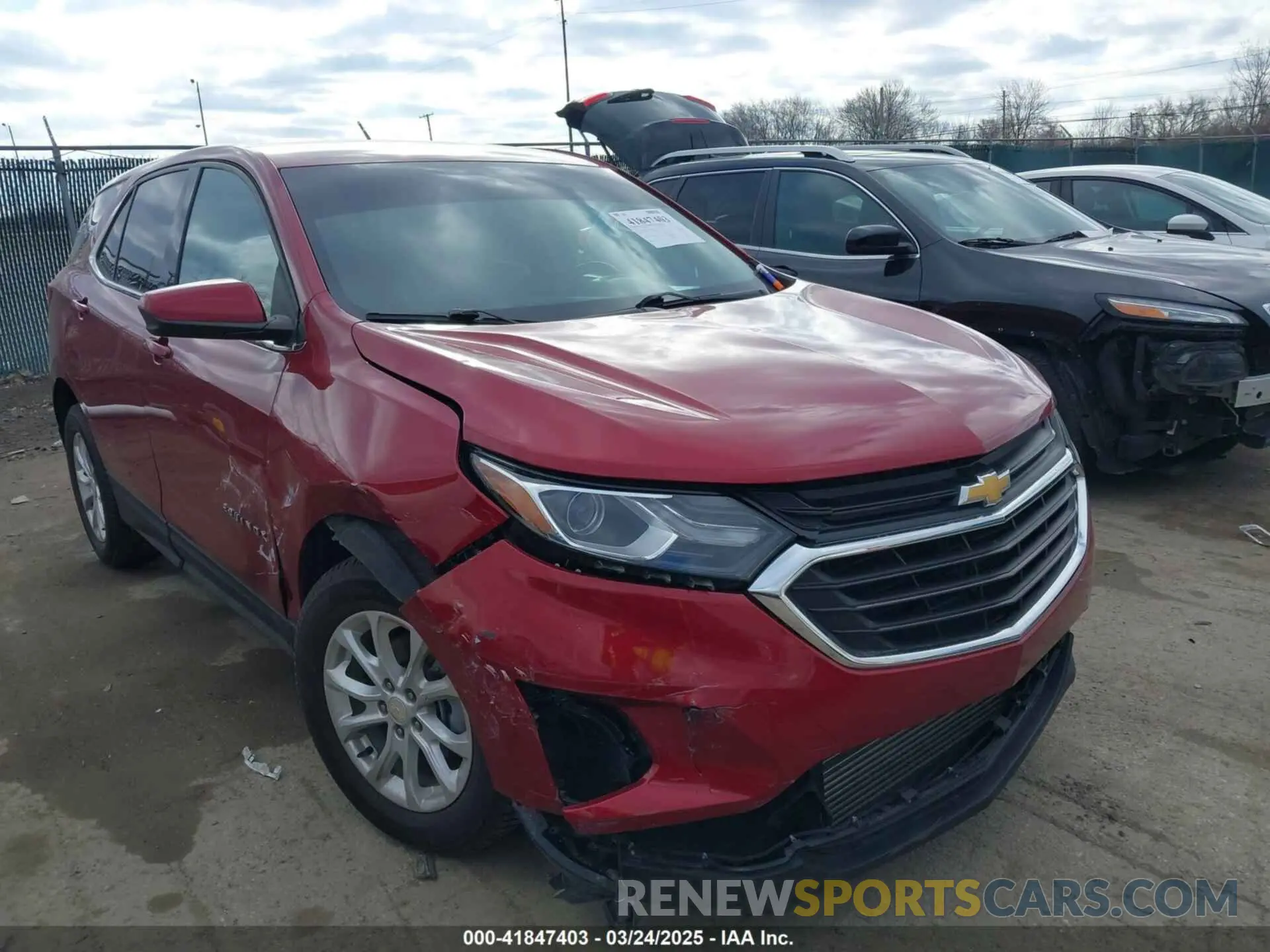 1 Фотография поврежденного автомобиля 3GNAXUEV6LS586350 CHEVROLET EQUINOX 2020