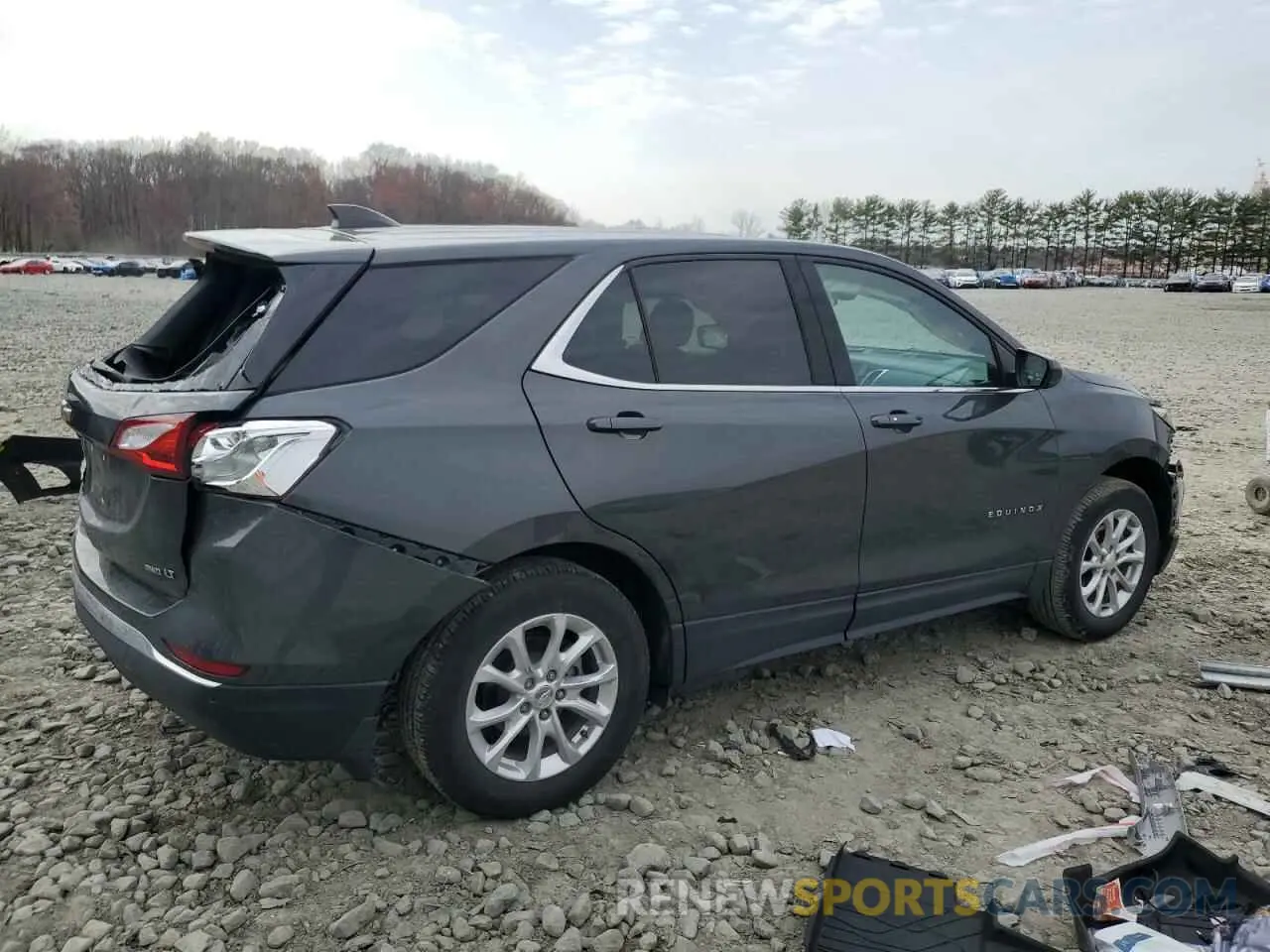 3 Photograph of a damaged car 3GNAXUEV6LS621596 CHEVROLET EQUINOX 2020