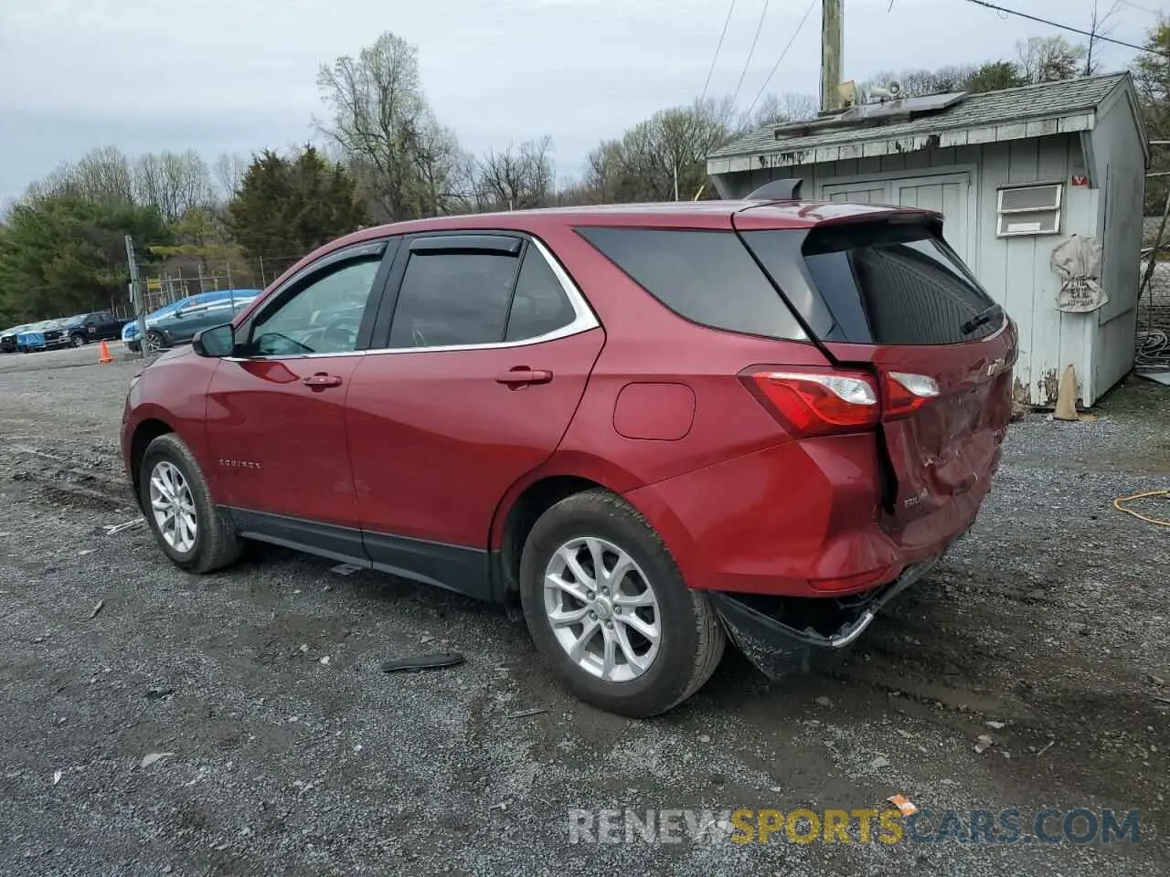 2 Photograph of a damaged car 3GNAXUEV8LS603598 CHEVROLET EQUINOX 2020